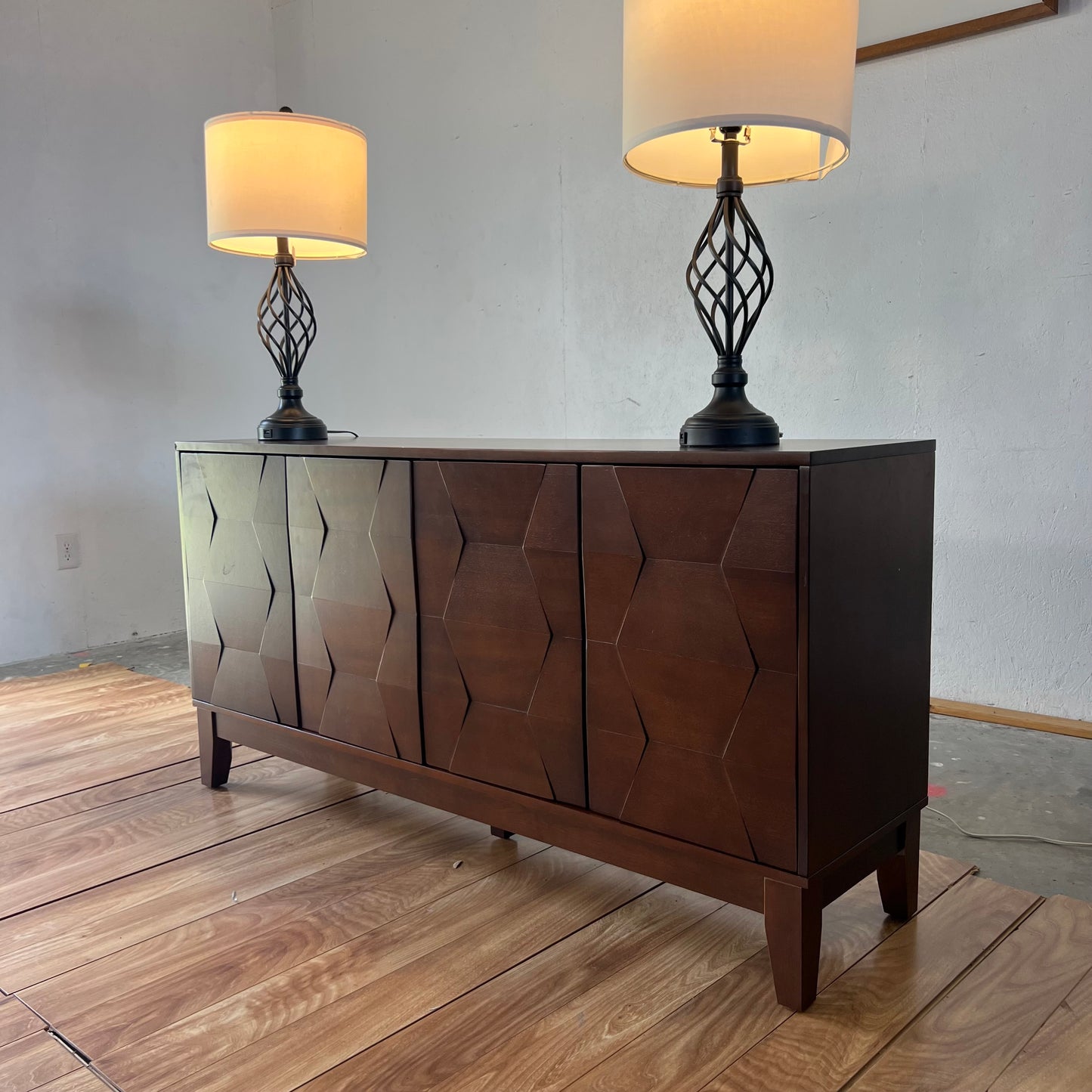 NEW Walnut Tv Stand/Sideboard