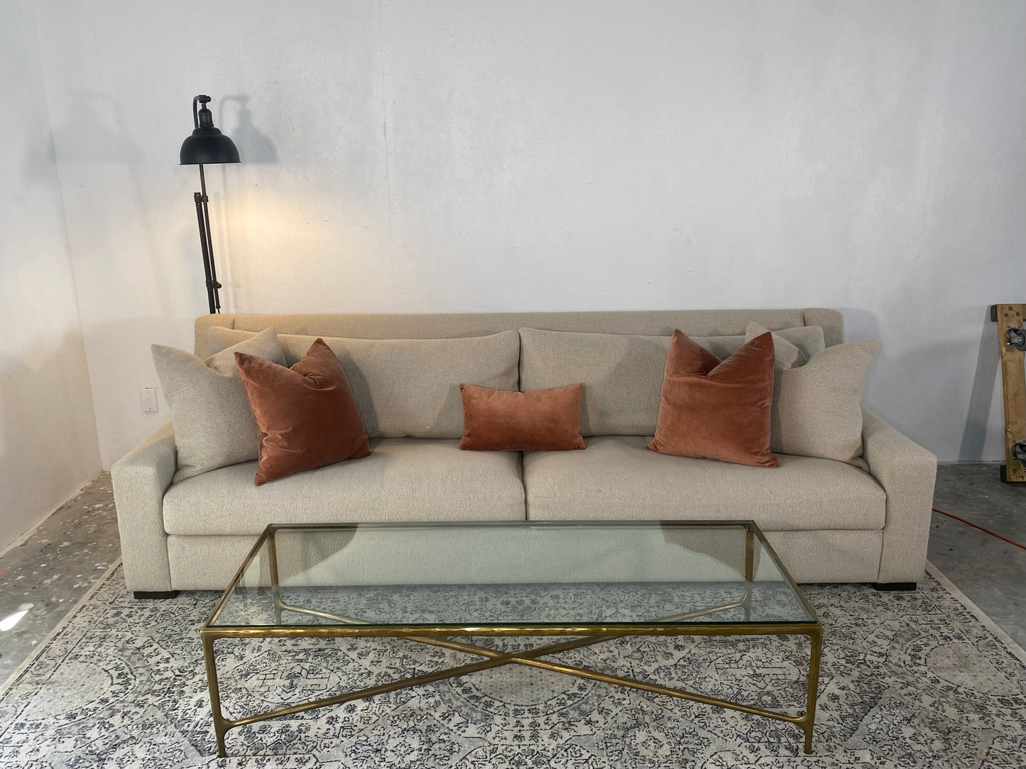 Restoration Hardware (RH) 9' Modena Track Arm Sofa