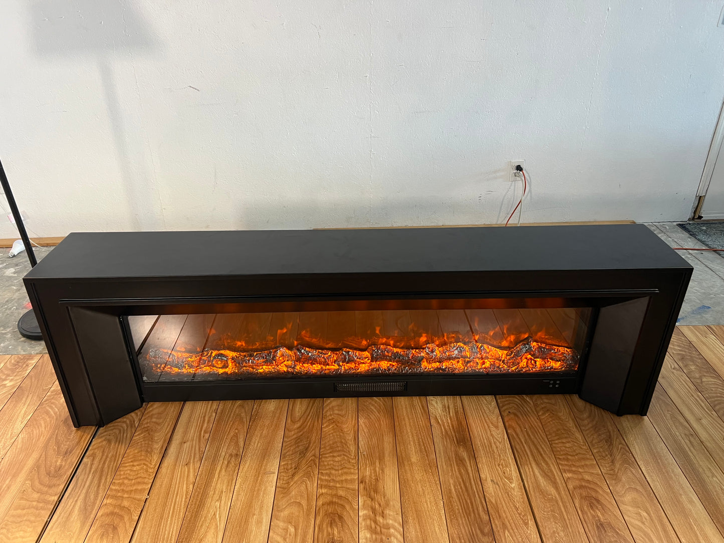 79” Fireplace built-in Tv Stand