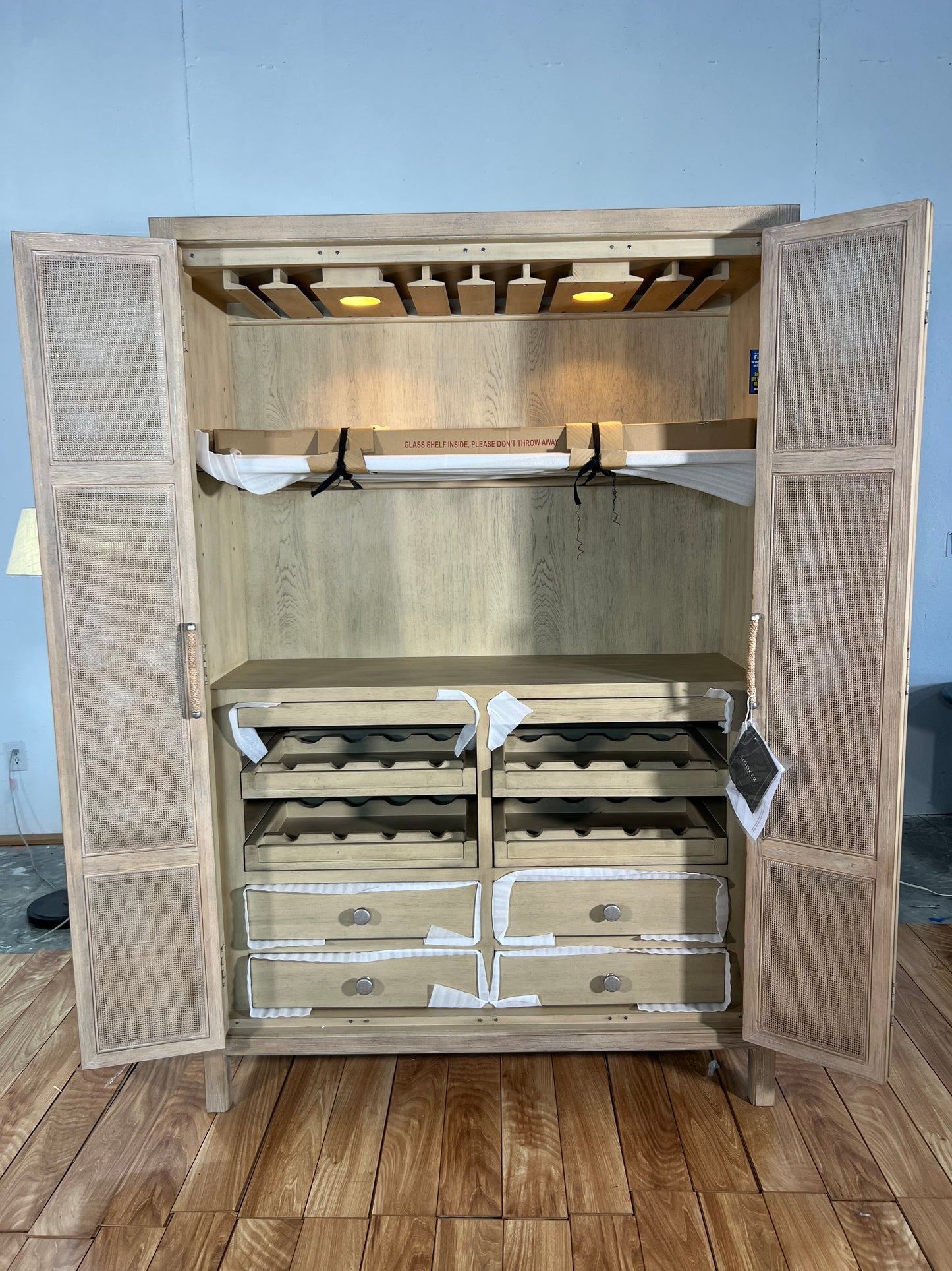 NEW Hooker Furniture Surfrider Bar Cabinet