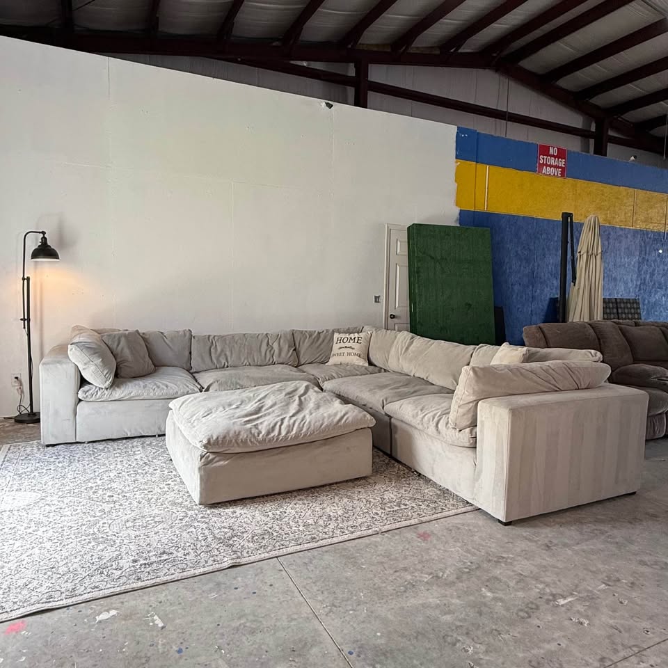 6 Piece Modular Cloud Sectional