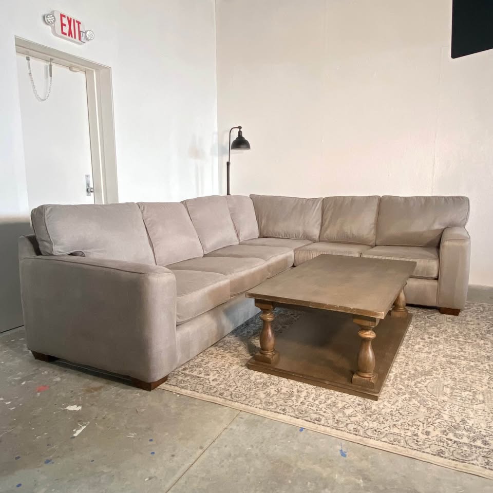 2-Piece grey Klaussner Home Furnishings Grey Sectional