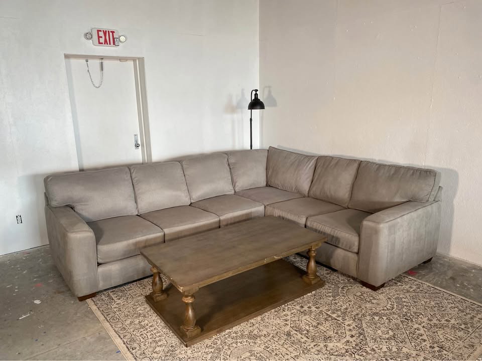 2-Piece grey Klaussner Home Furnishings Grey Sectional