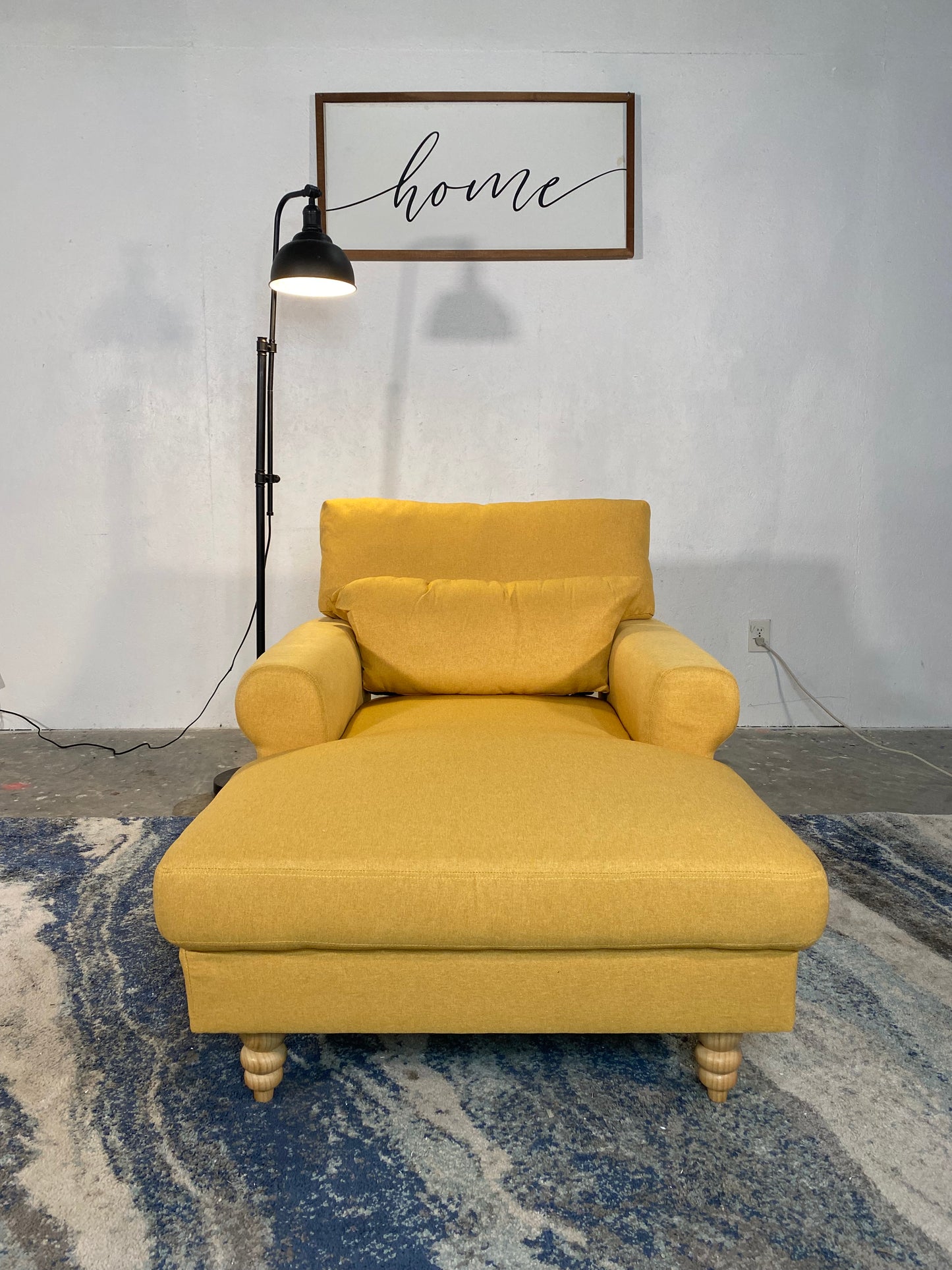 NEW Yellow Chaise Lounger