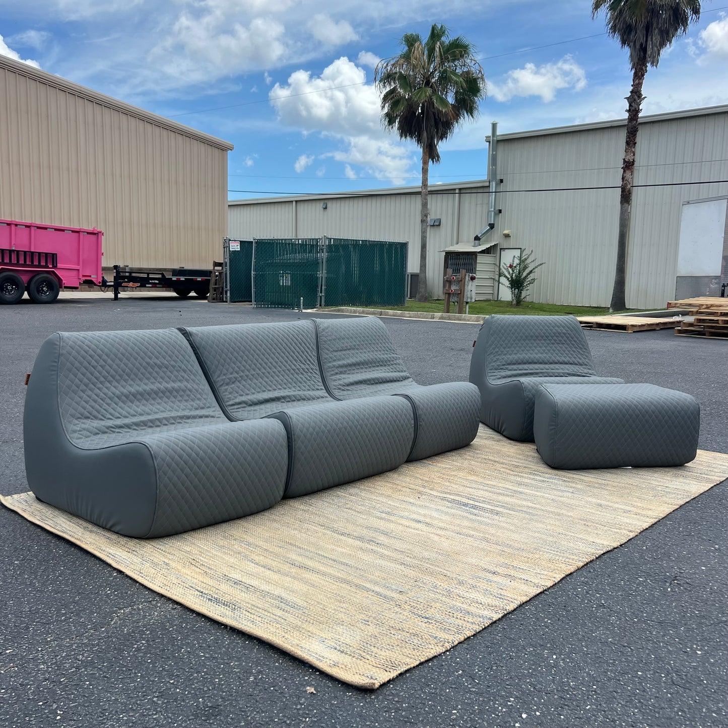 NEW BigJoe Solvana 5-Piece Patio Set