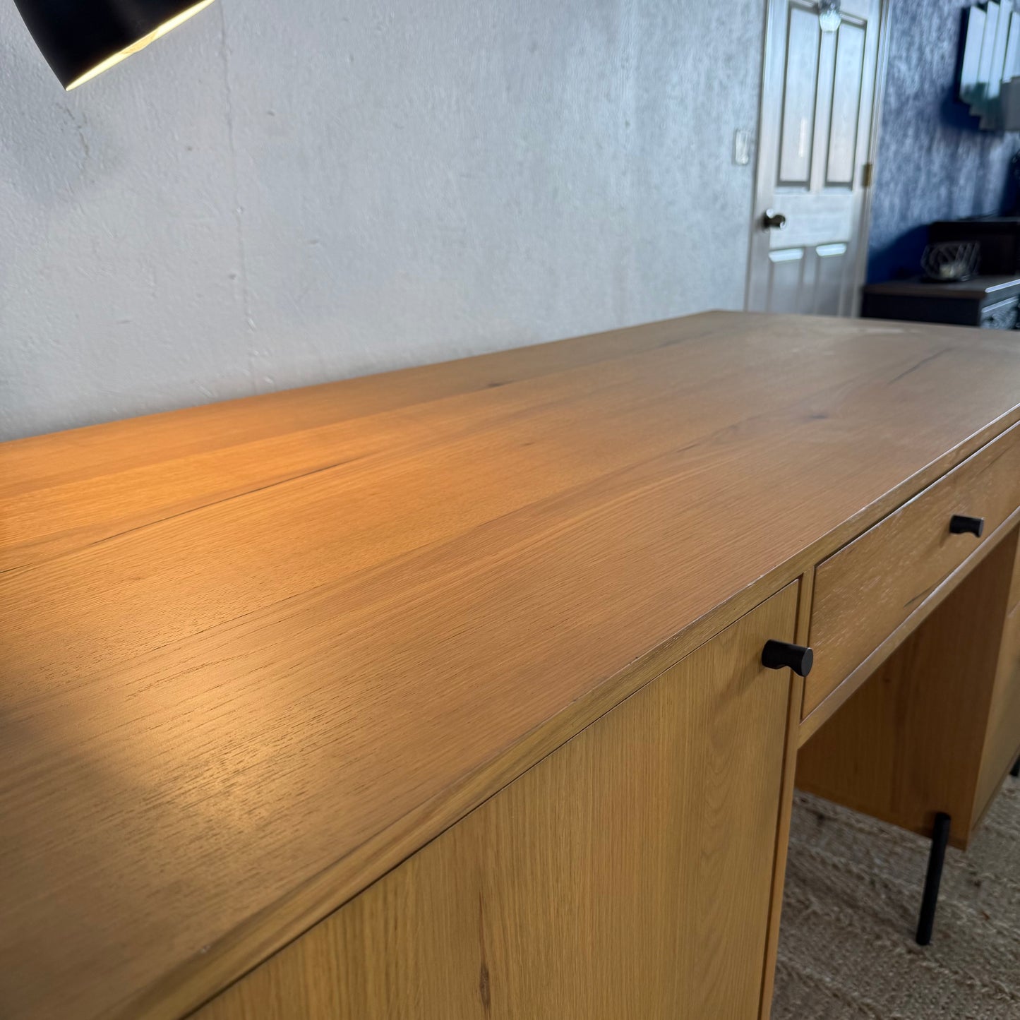 NEW Four Hands Solid Wood Executive Desk