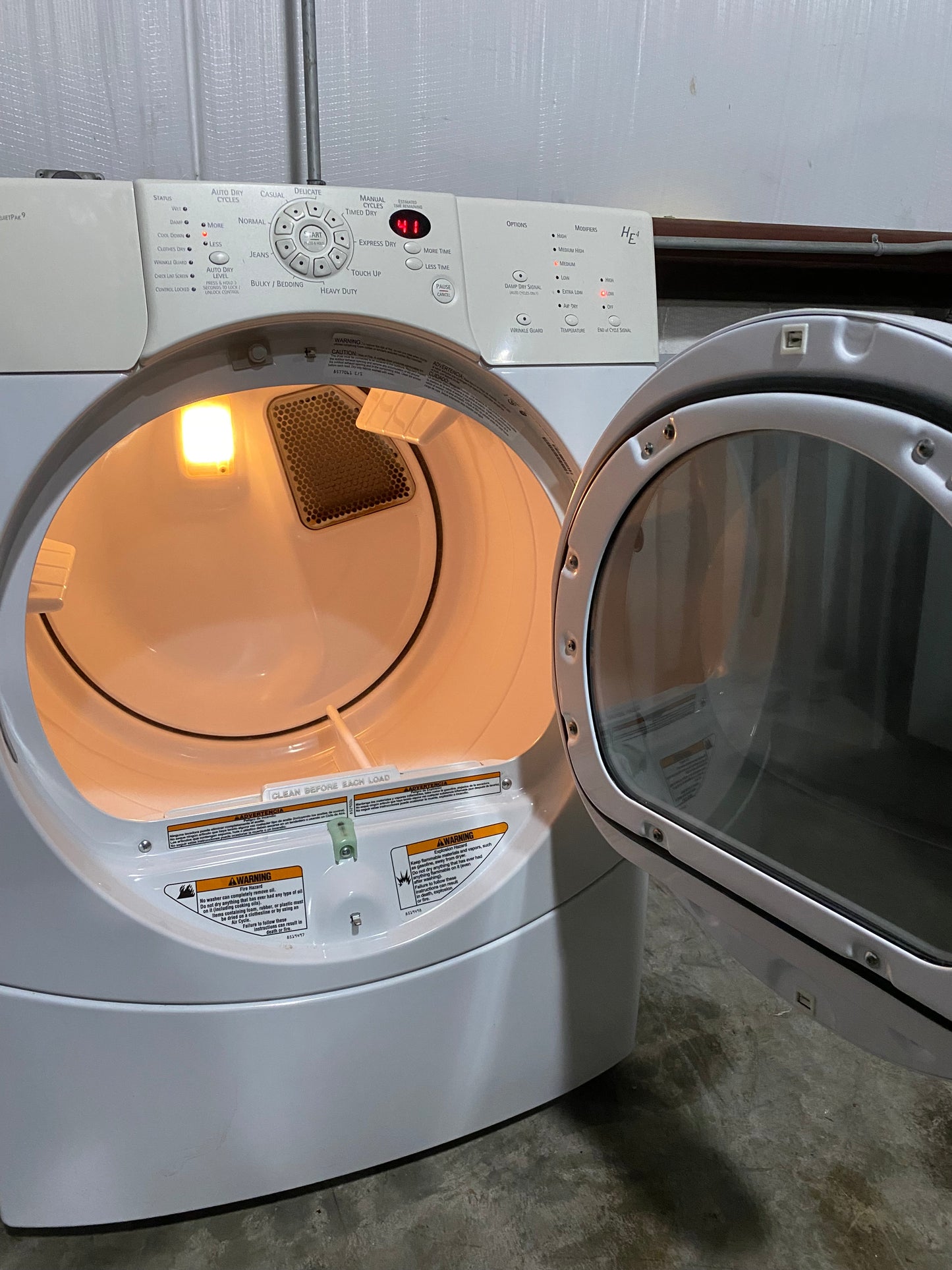 Kenmore Front Load Dryer