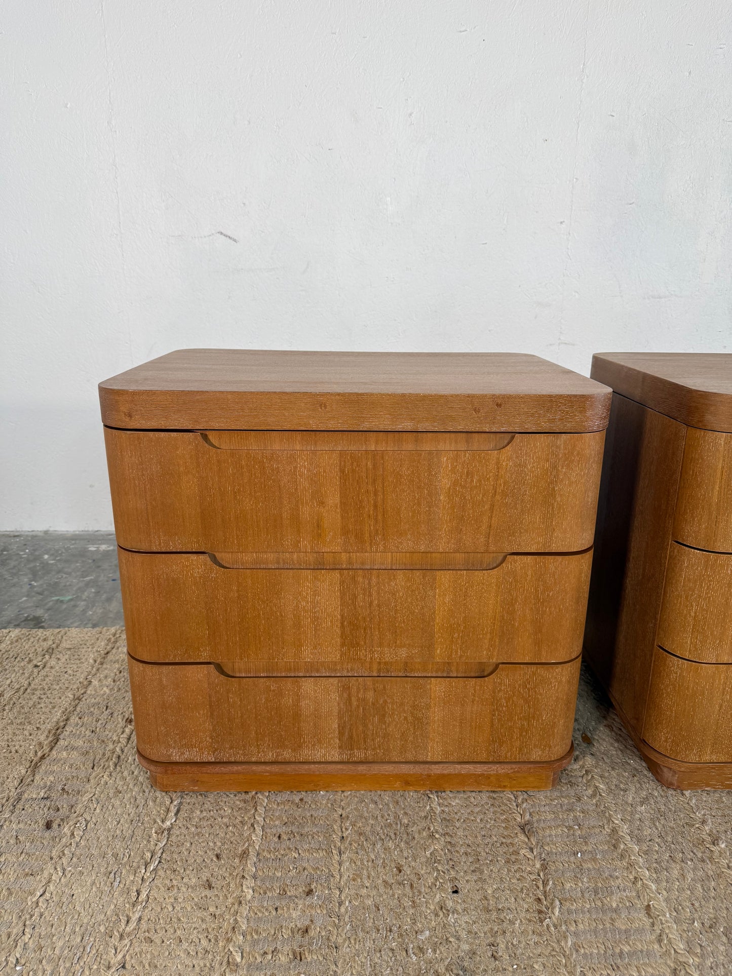 NEW Solid Wood “Sea Drift” Nightstand Set