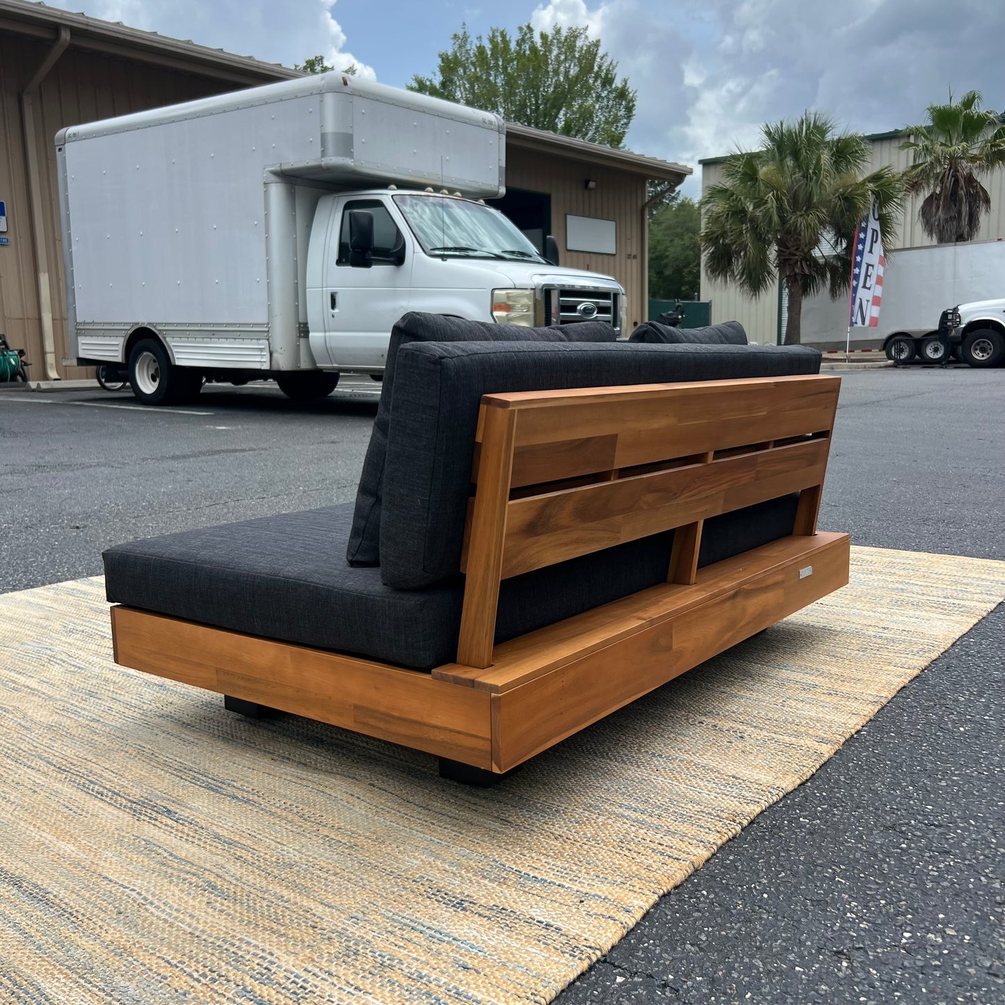 NEW Article Lubek 50” Patio Loveseat