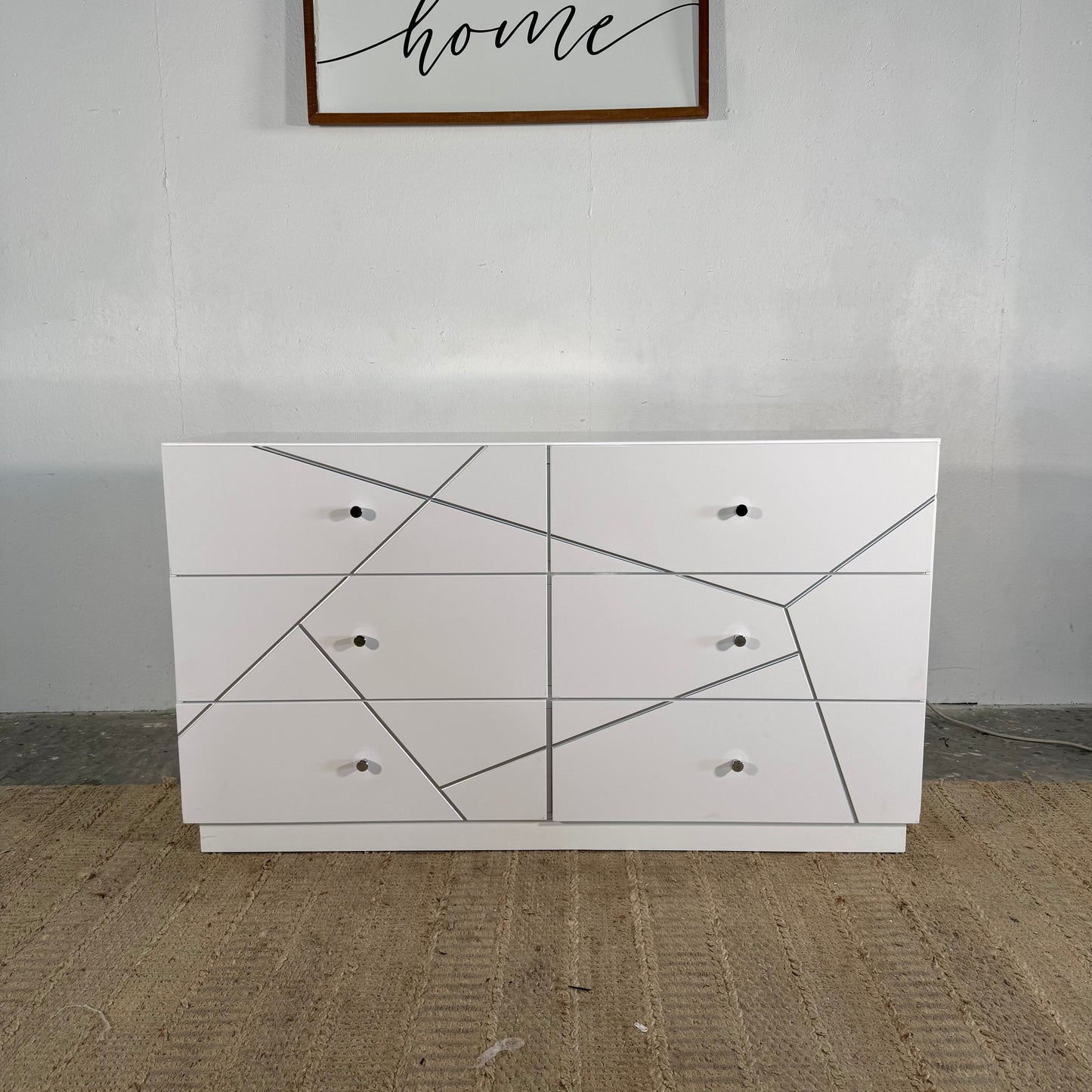 NEW White Wragby 6-Drawer Dresser