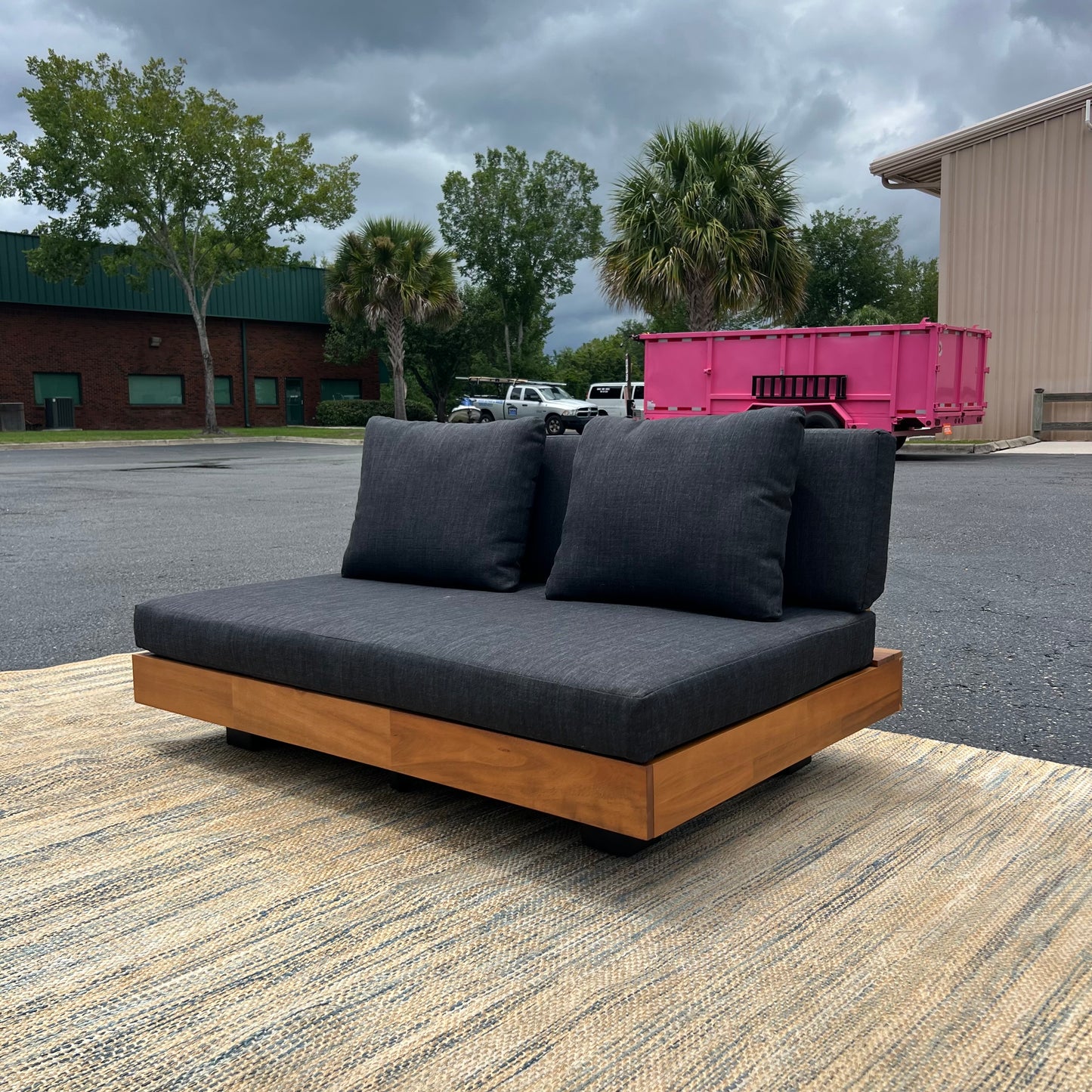 NEW Article Lubek 50” Patio Loveseat