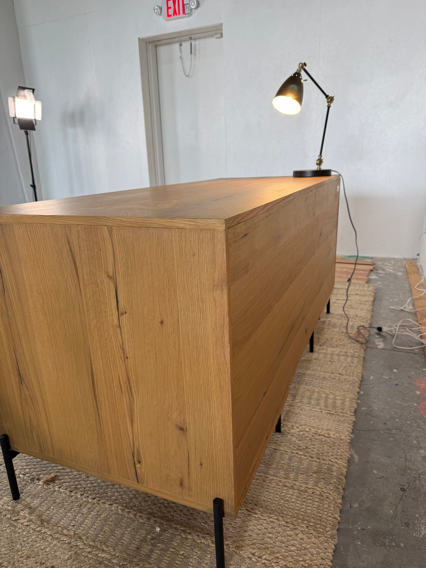 NEW Four Hands Solid Wood Executive Desk