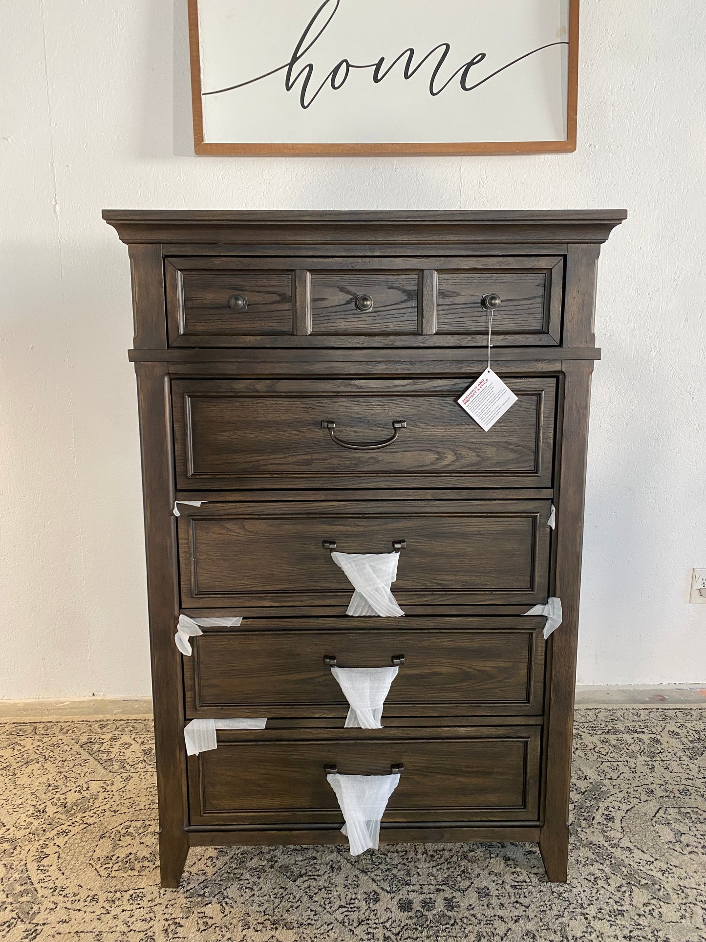 NEW Liberty Furniture Upright 5-Drawer Chest of Drawers