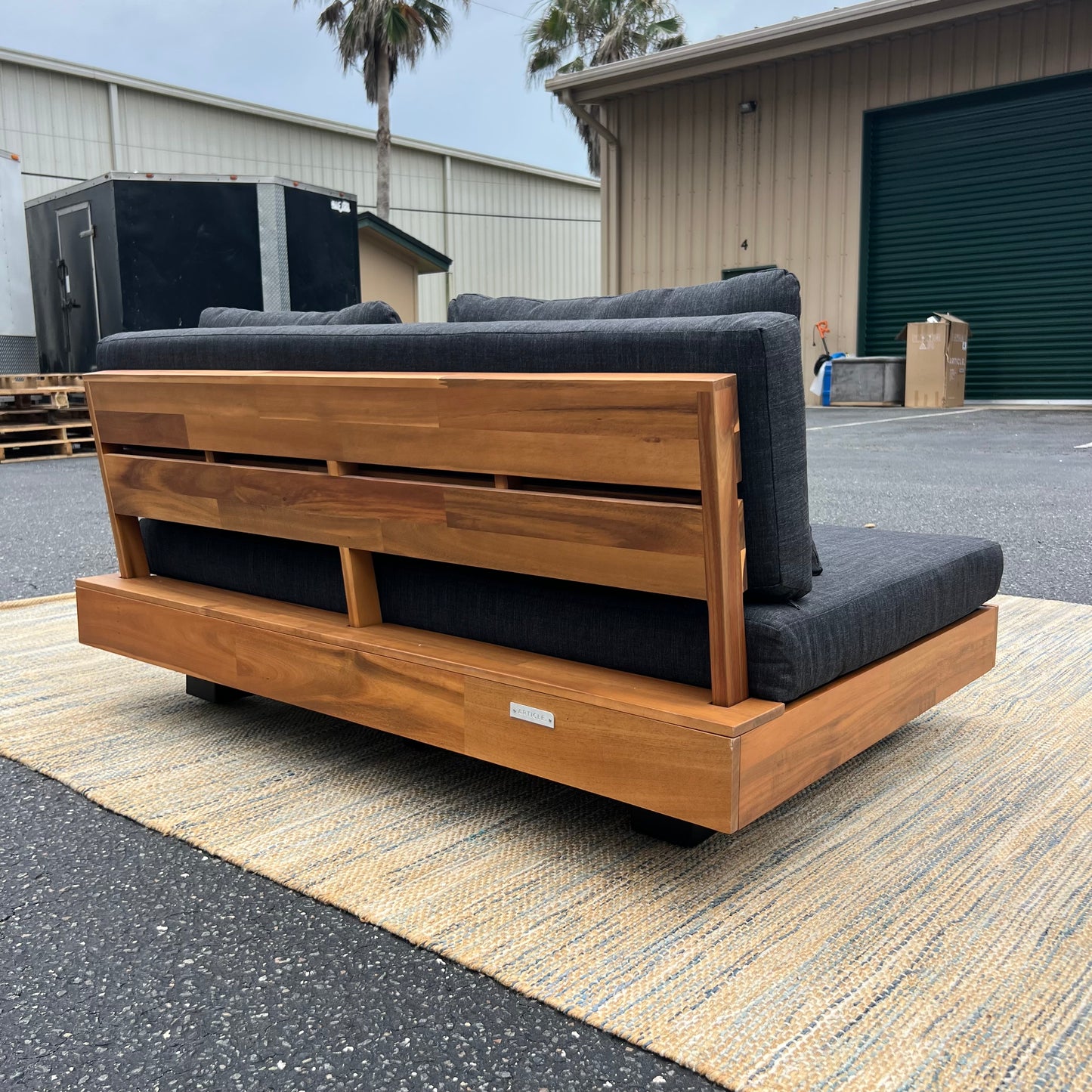 NEW Article Lubek 50” Patio Loveseat