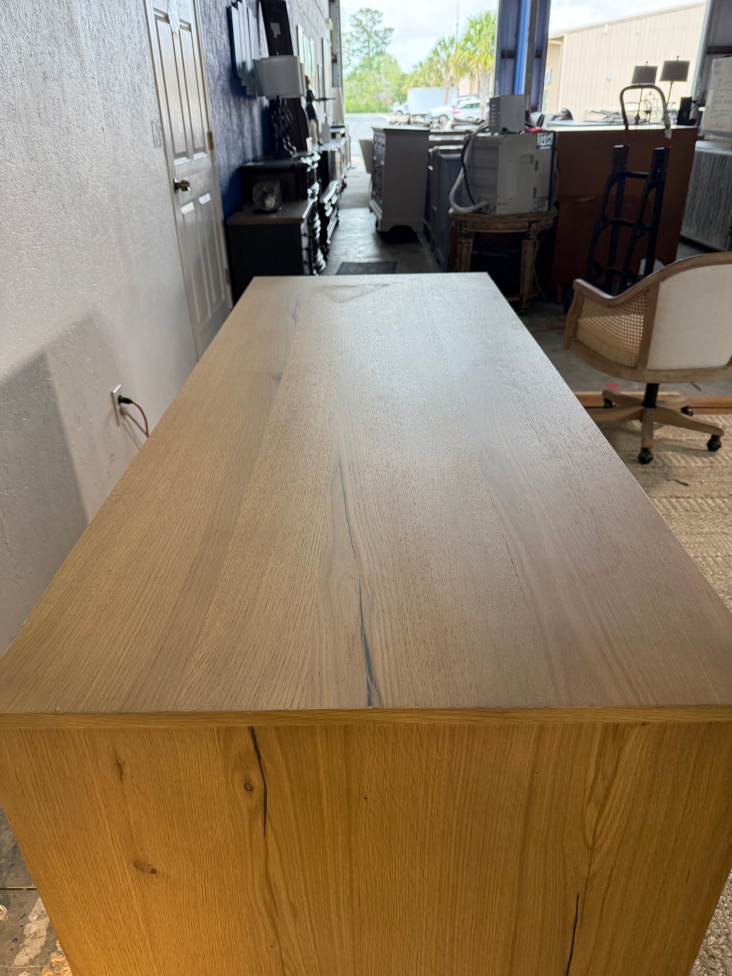 NEW Four Hands Solid Wood Executive Desk