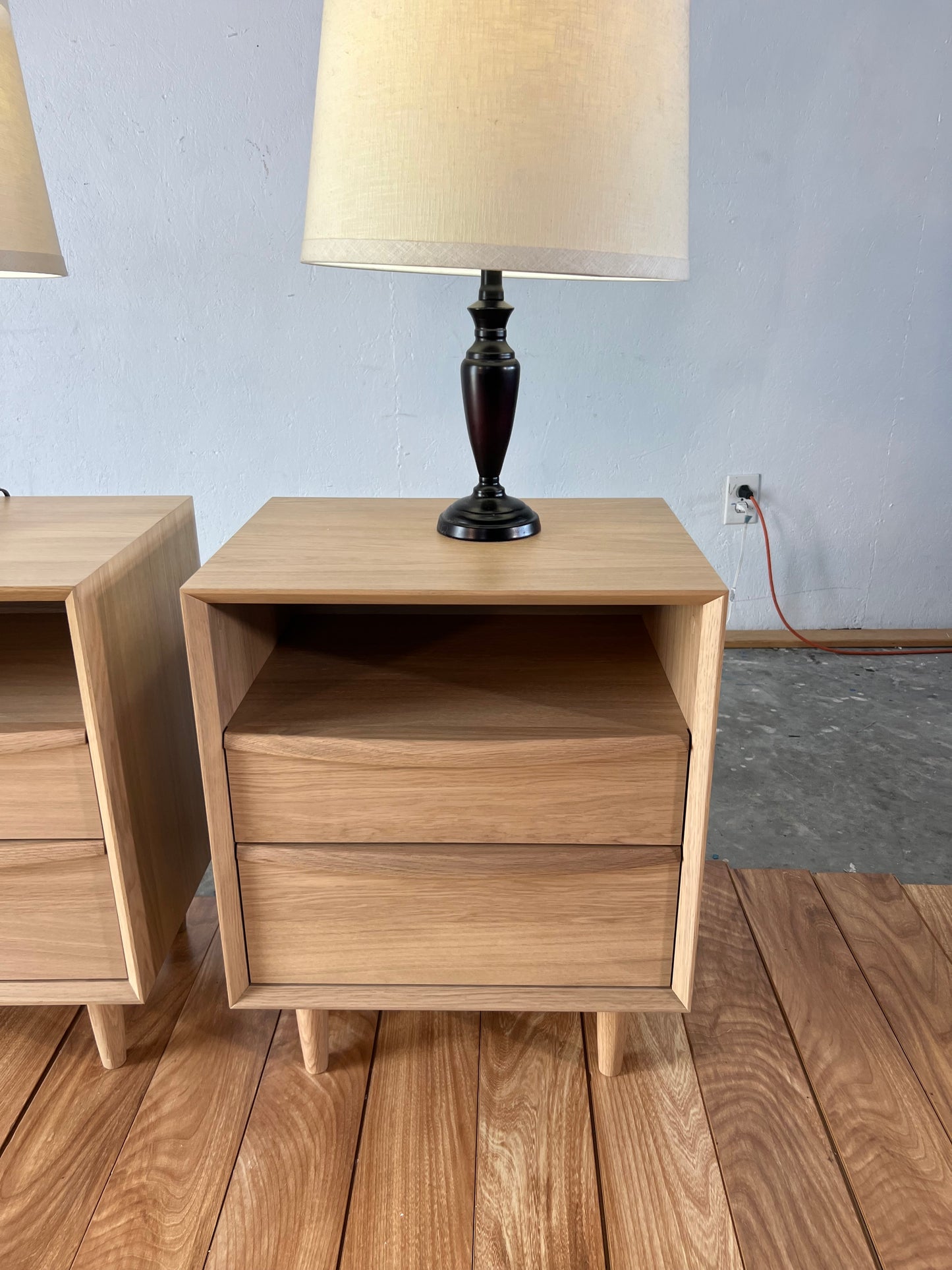 NEW Article Lenia 2-Drawer Nightstand Set