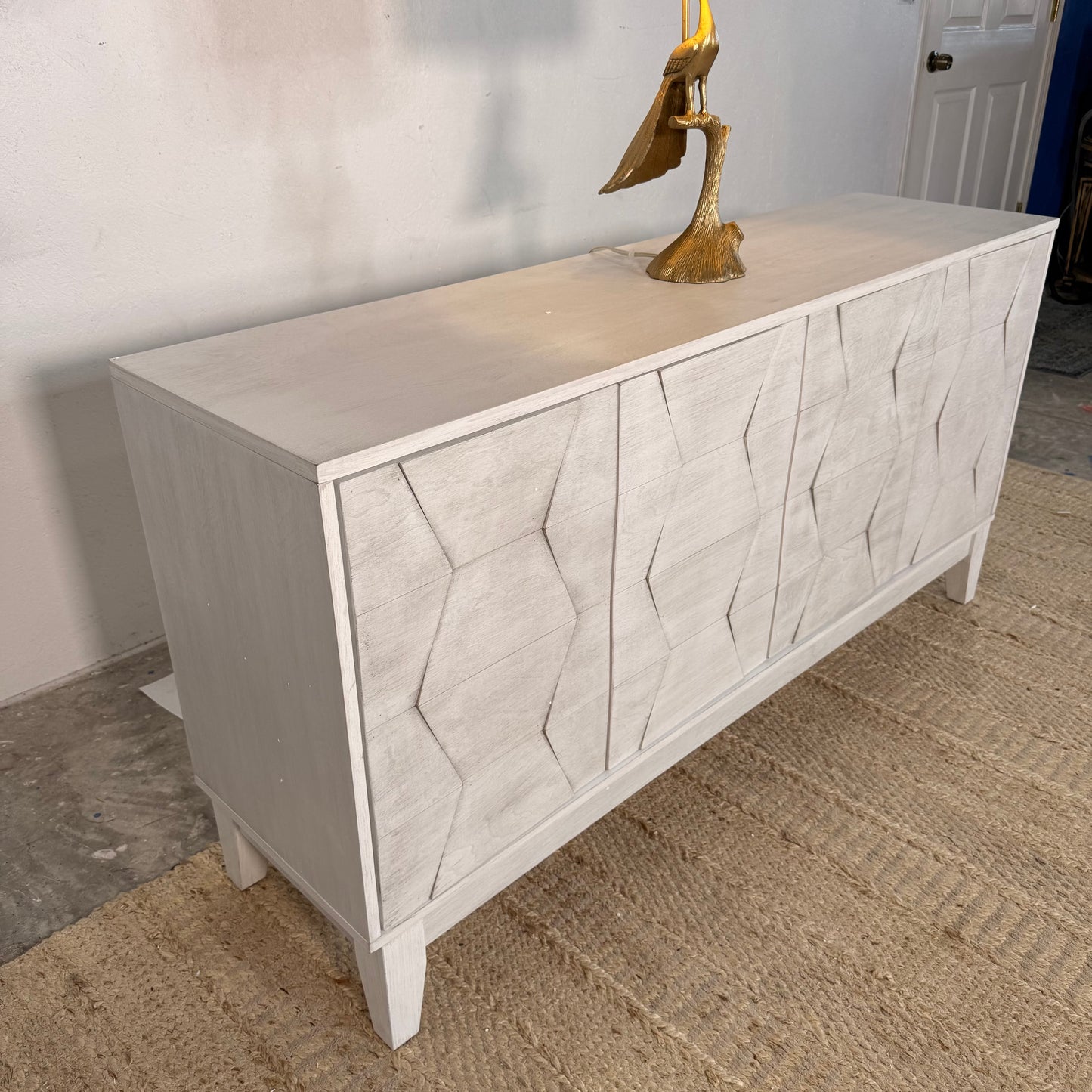 NEW White Buffet Sidebord 60”