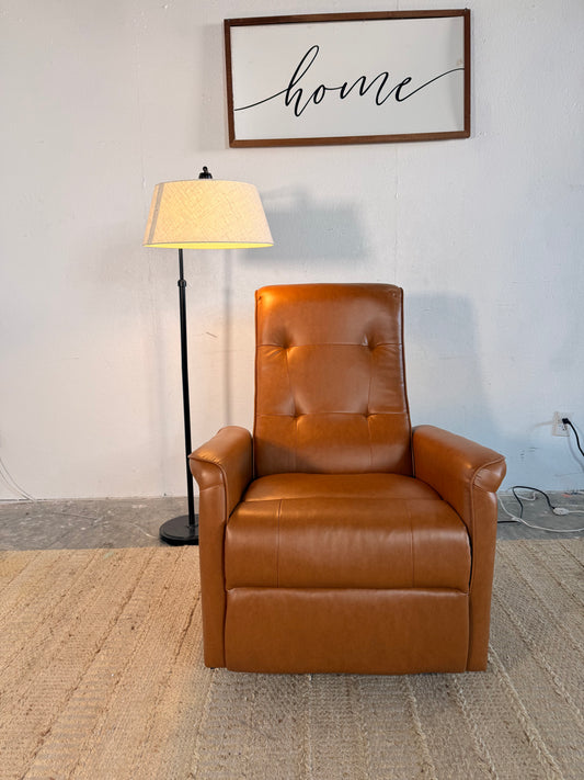 Electric “Camel” Vegan Leather Recliner Chair