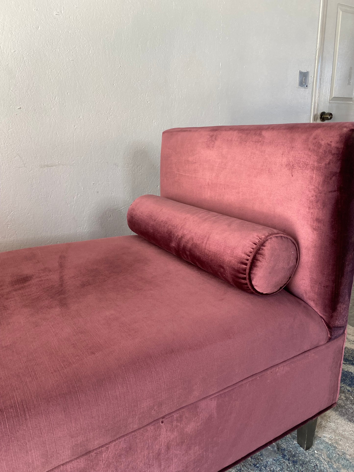 Purple Velvet Bench/Chaise