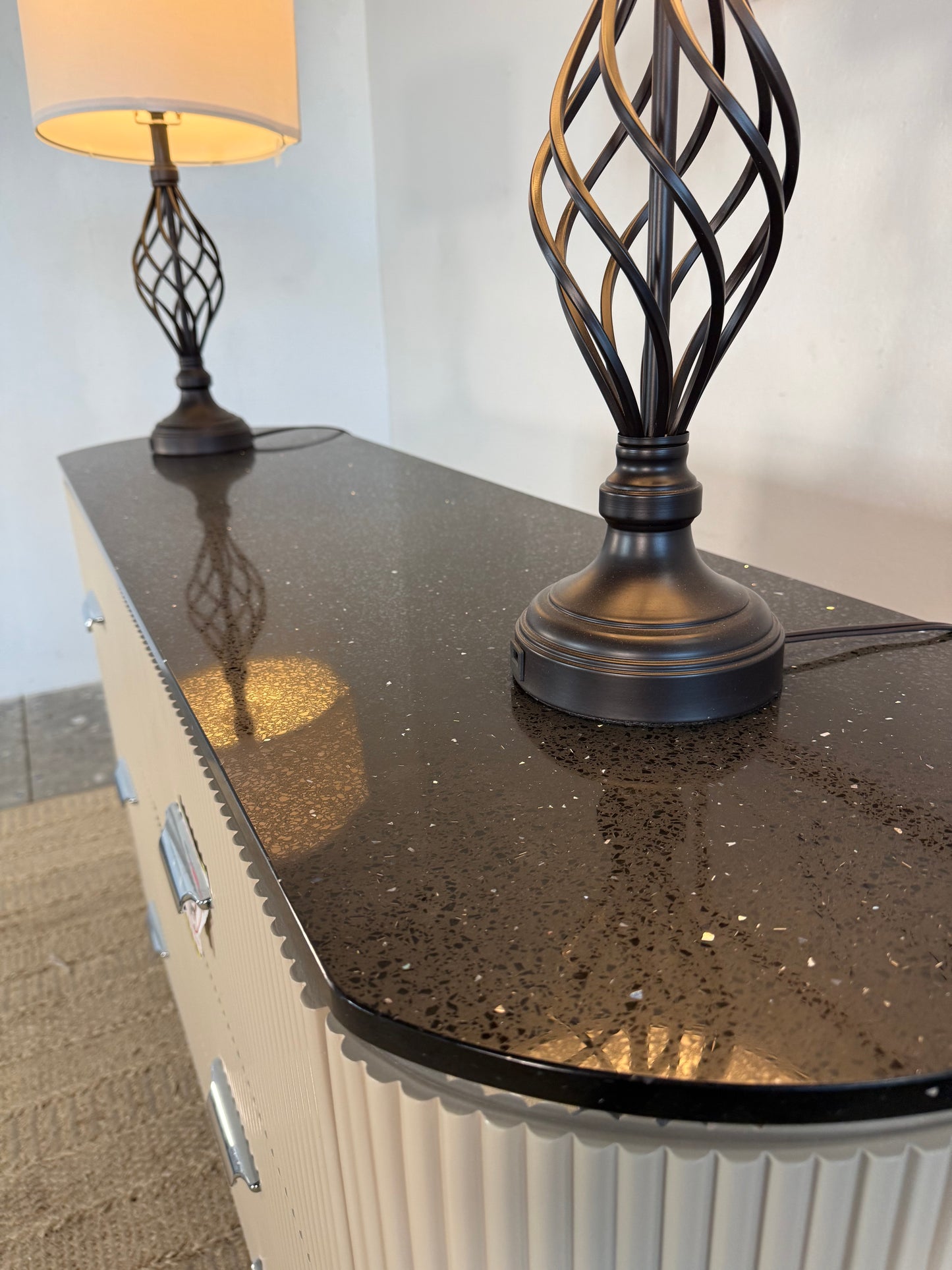 NEW 6-Drawer ACME Solid Marble Dresser