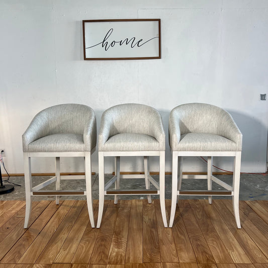 NEW “Make it Yours” Wooden Flare Barstool Set