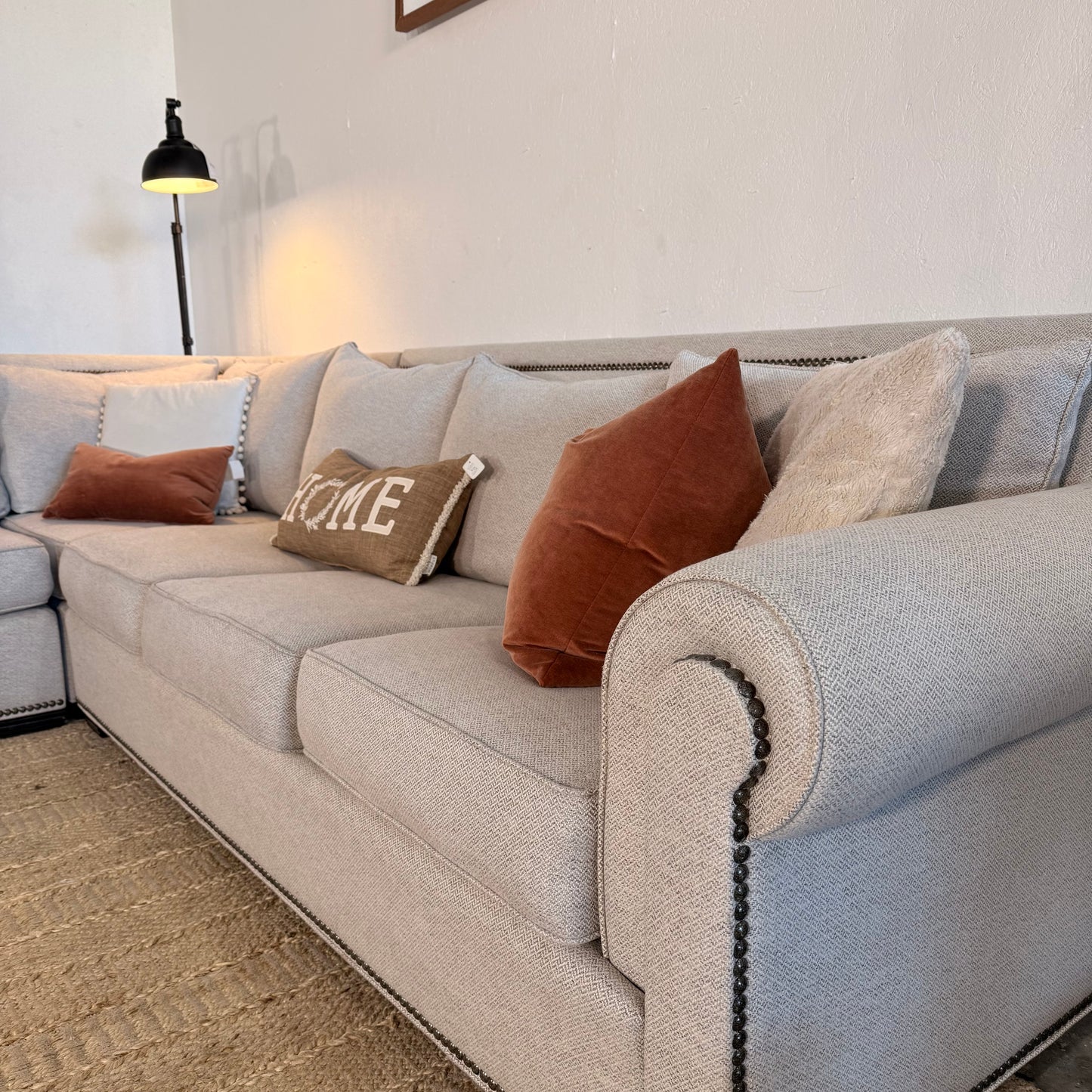 Thomasville 3-Piece Off-White Sectional Sofa