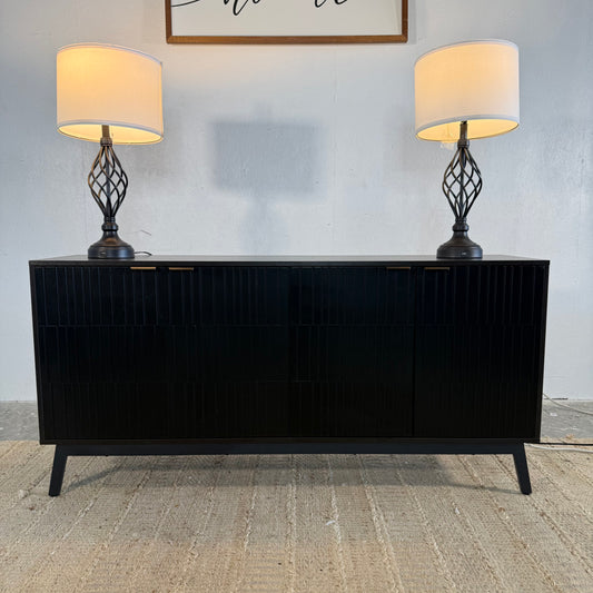 NEW Black Sideboard Cabinet