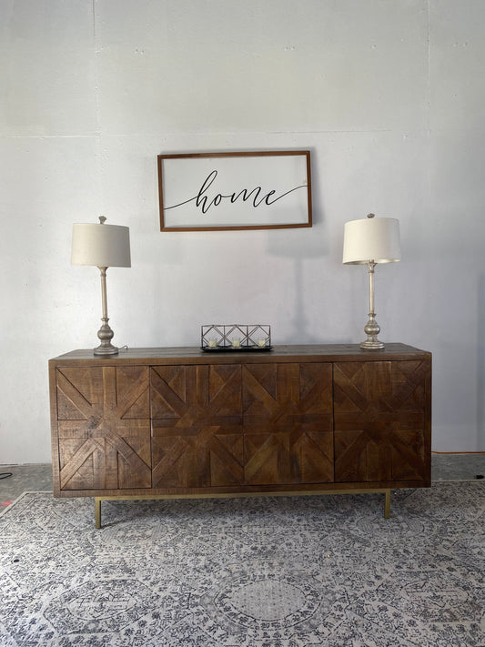 NEW Griglia Solid Wood Sideboard/TV Cabinet