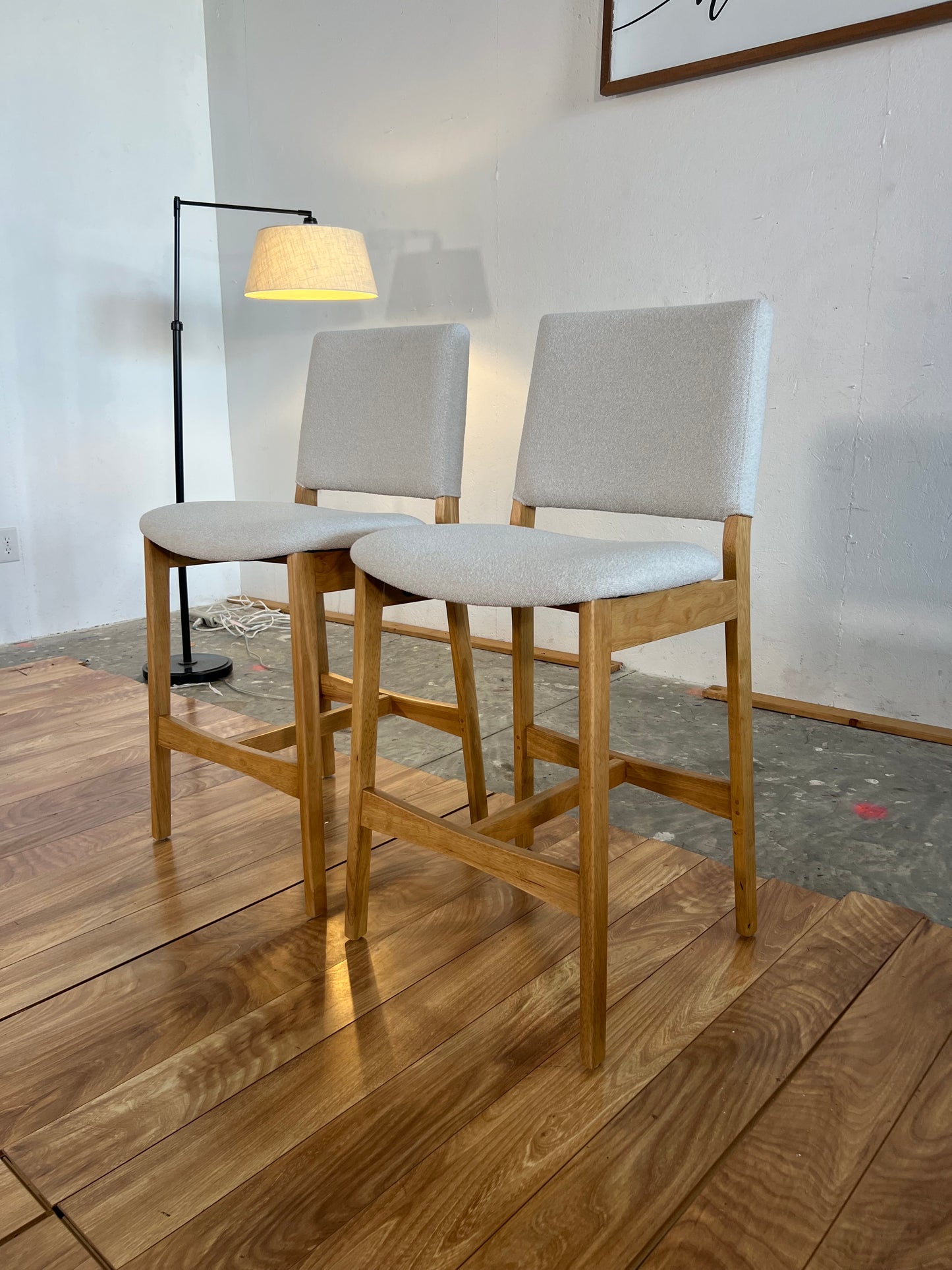 NEW Article Nosh Counter Height Bar Stool Set