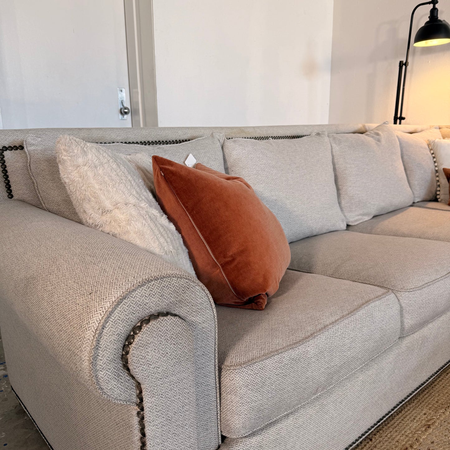 Thomasville 3-Piece Off-White Sectional Sofa