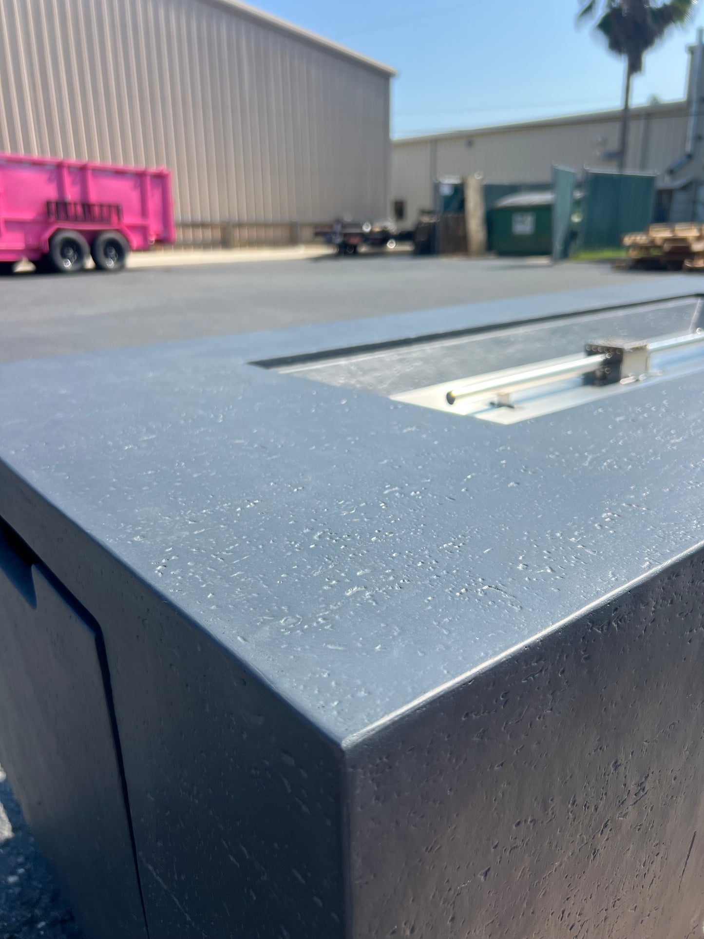 NEW Elementi Dark Grey Fire Pit Table