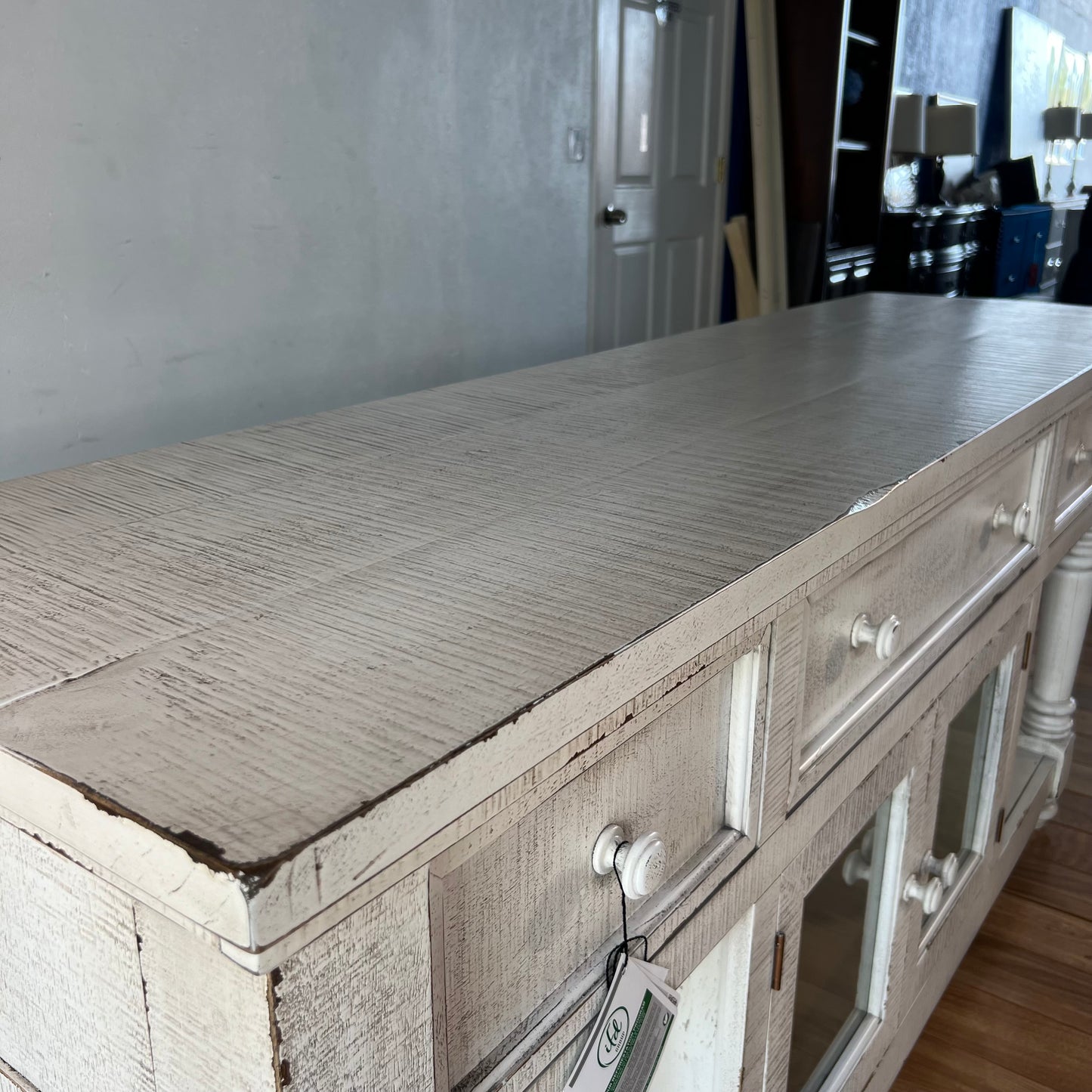 NEW Ophelia & Co. White TV Stand Cabinet