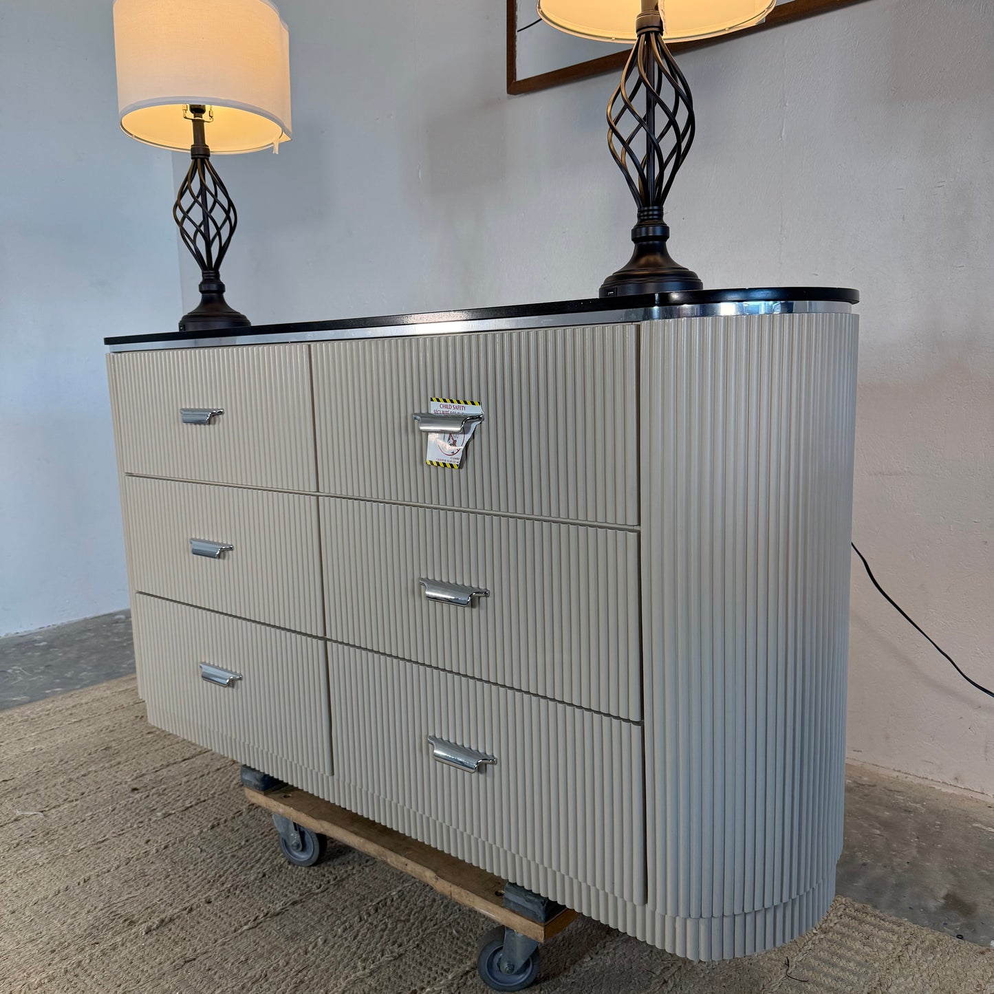 NEW 6-Drawer ACME Solid Marble Dresser