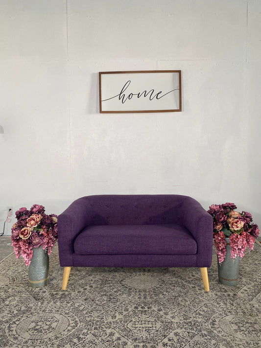 Purple MCM Loveseat