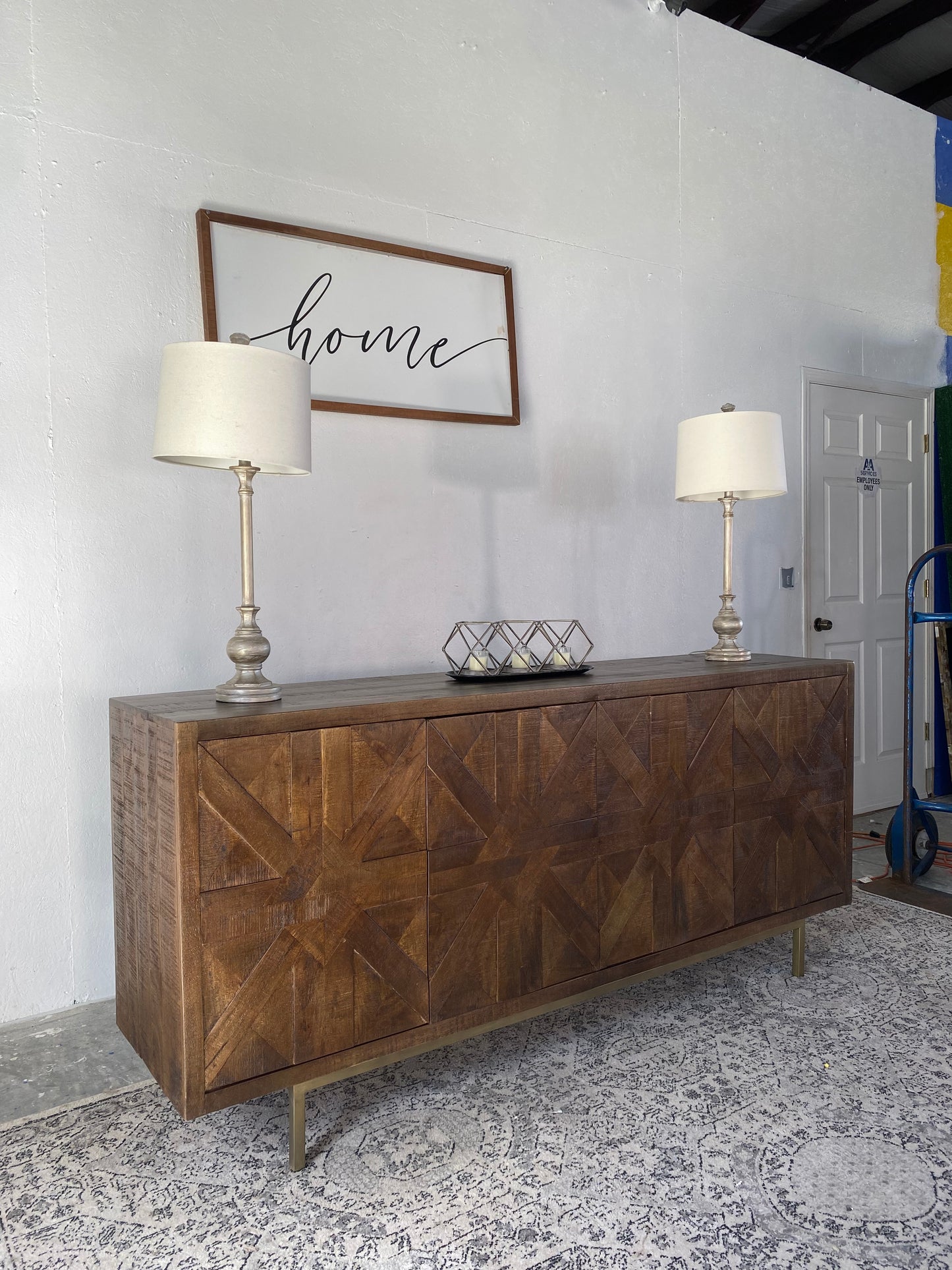 NEW Griglia Solid Wood Sideboard/TV Cabinet