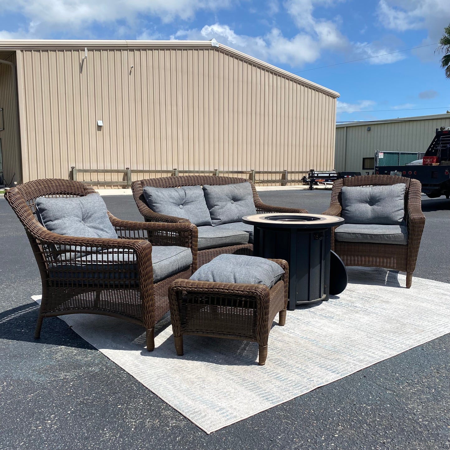 Hampton Bay 5-Piece Patio Set