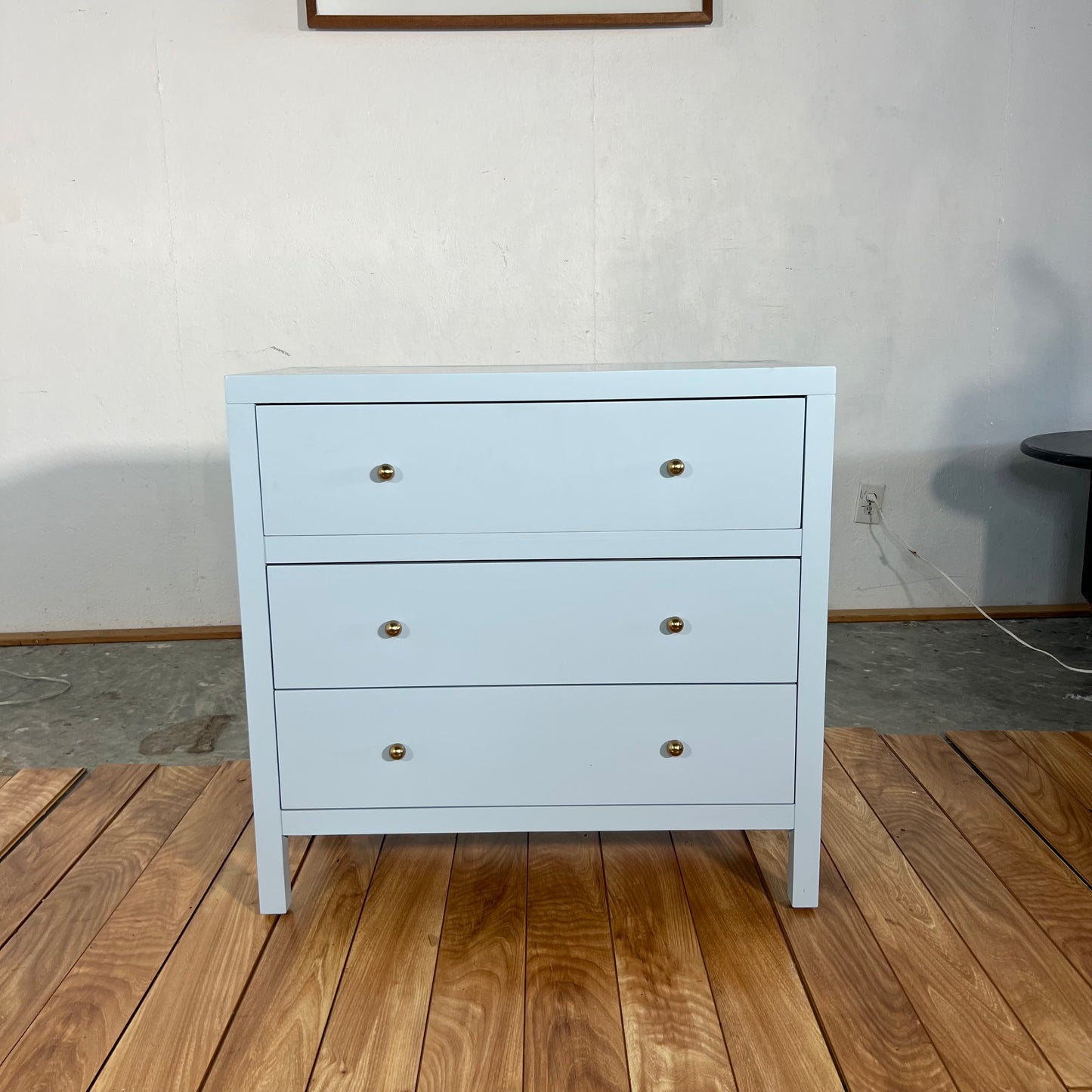 Light Blue Butler Specialty Nora 3-Drawer Chest
