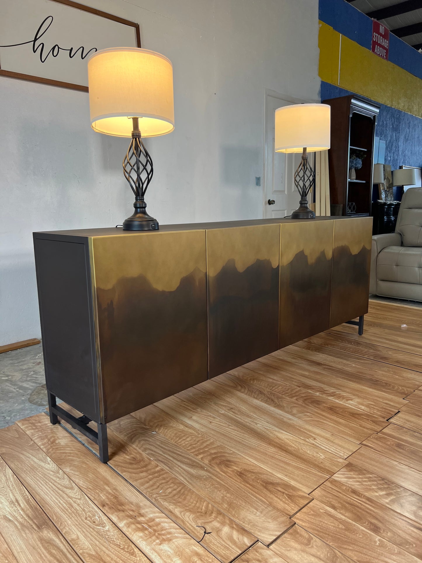 Four Hands Noemi 82” Metal Sideboard