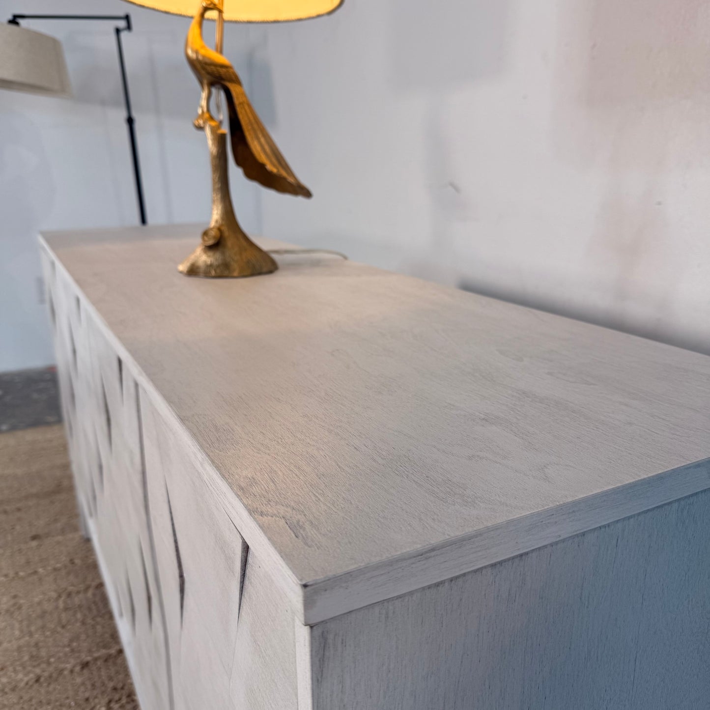 NEW White Buffet Sidebord 60”