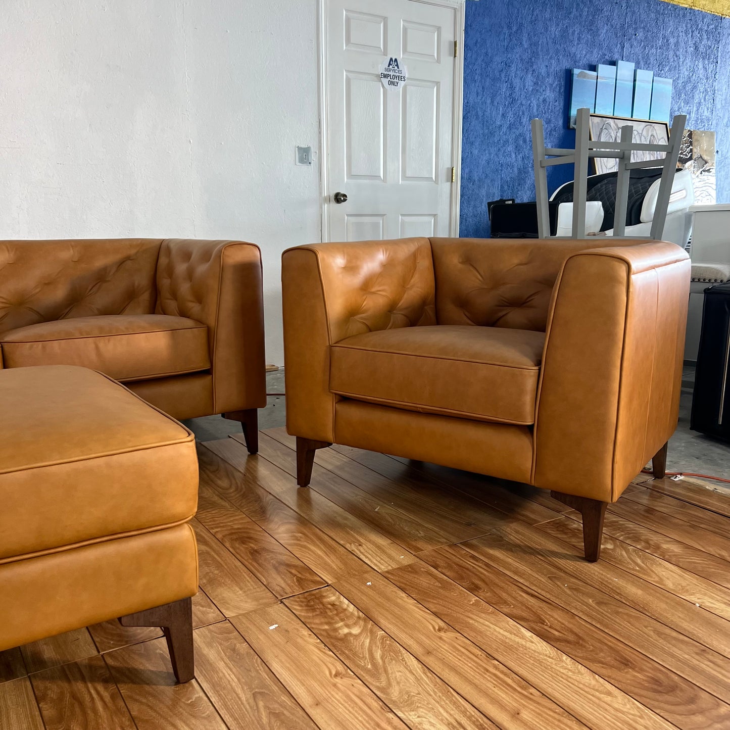 NEW Poly&Bark Essex 4-Piece Living Room Set