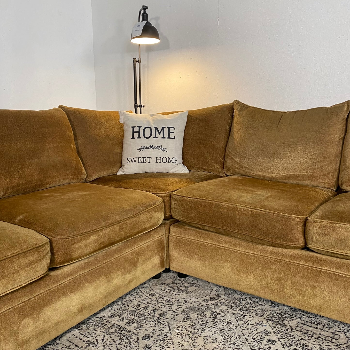 3-Piece Bernhardt Mid-Century Style Sectional Sofa