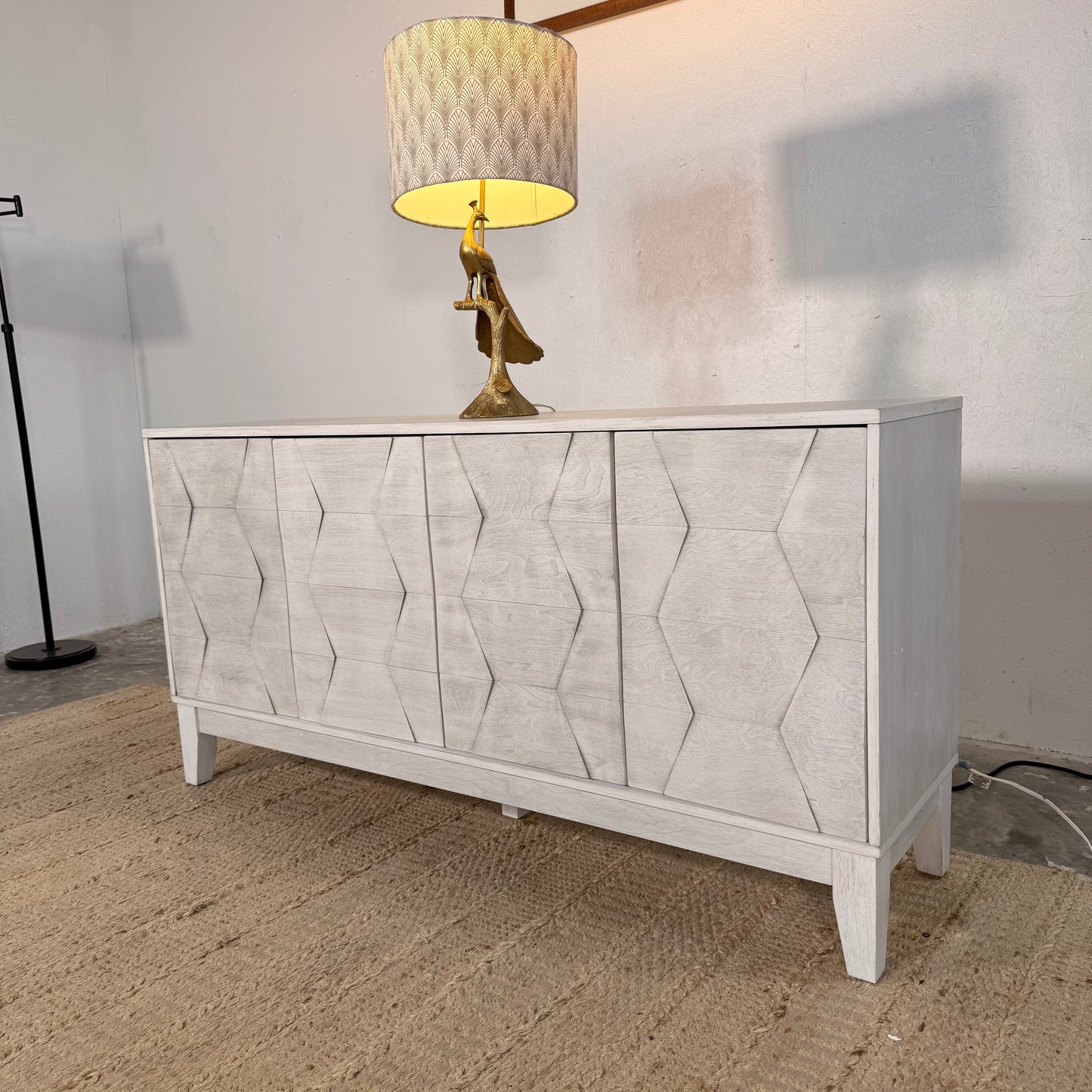 NEW White Buffet Sidebord 60”