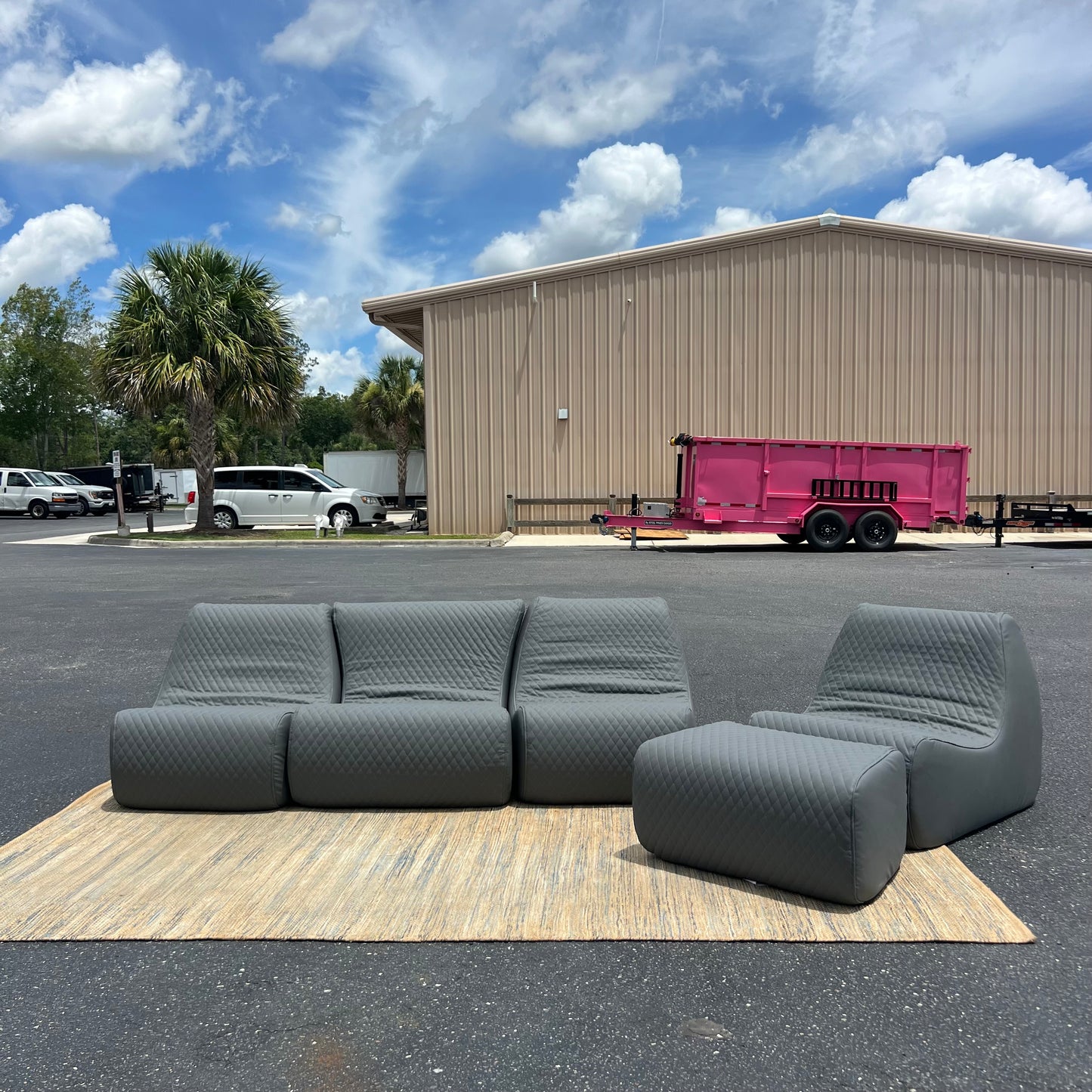 NEW BigJoe Solvana 5-Piece Patio Set