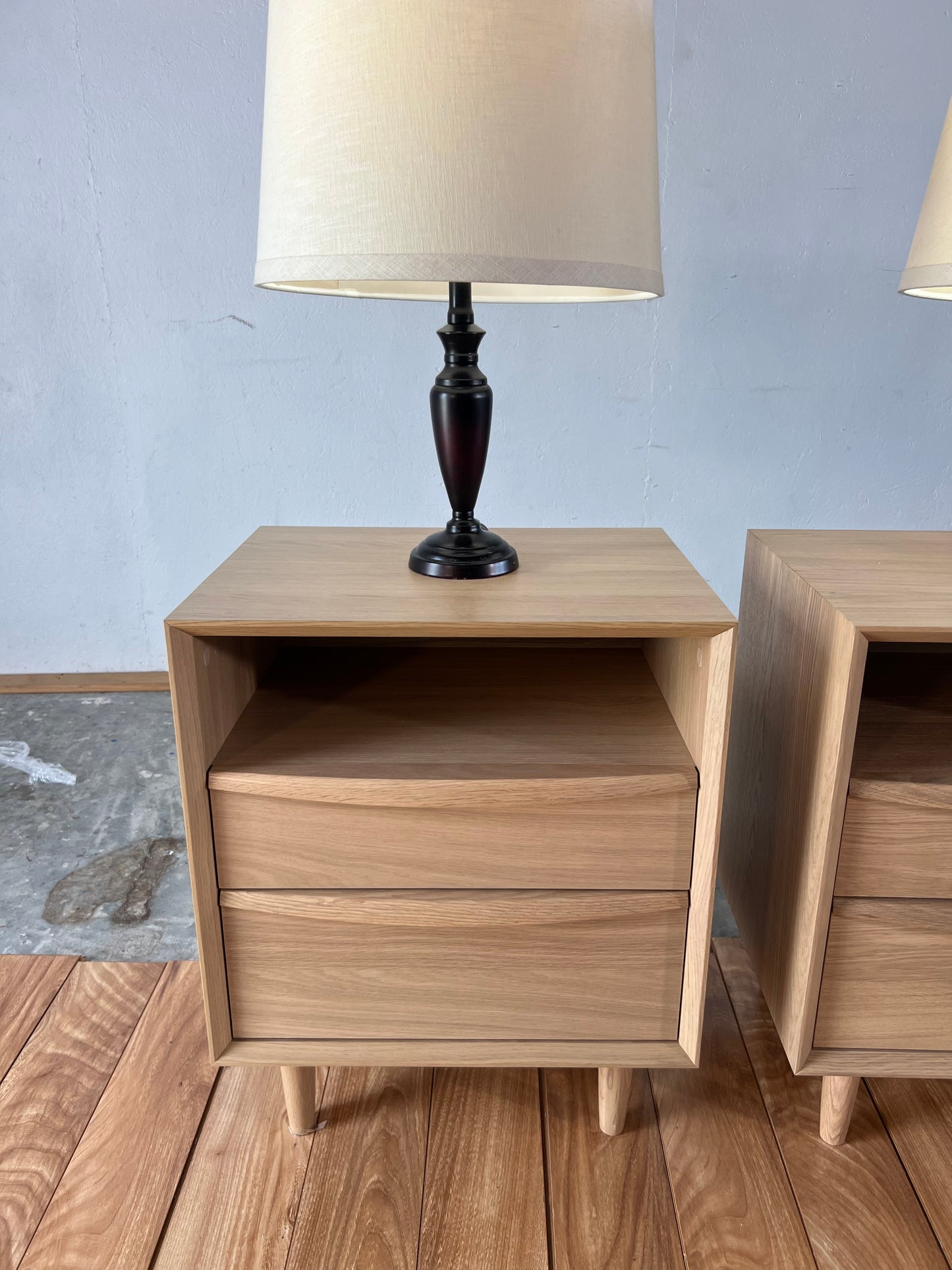 NEW Article Lenia 2-Drawer Nightstand Set