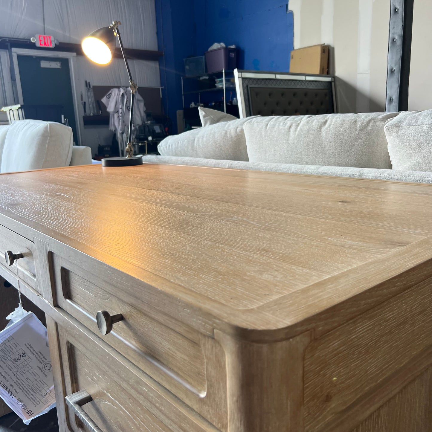 NEW Hooker Furniture Natural Oak Retreat Executive Desk
