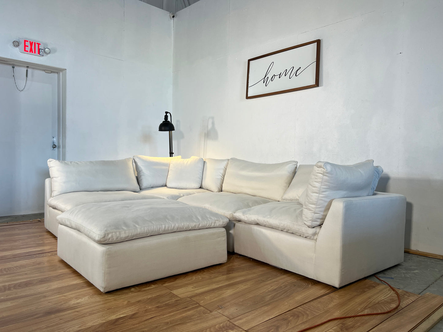 NEW Four Hands Stevie White Modular Sectional Sofa