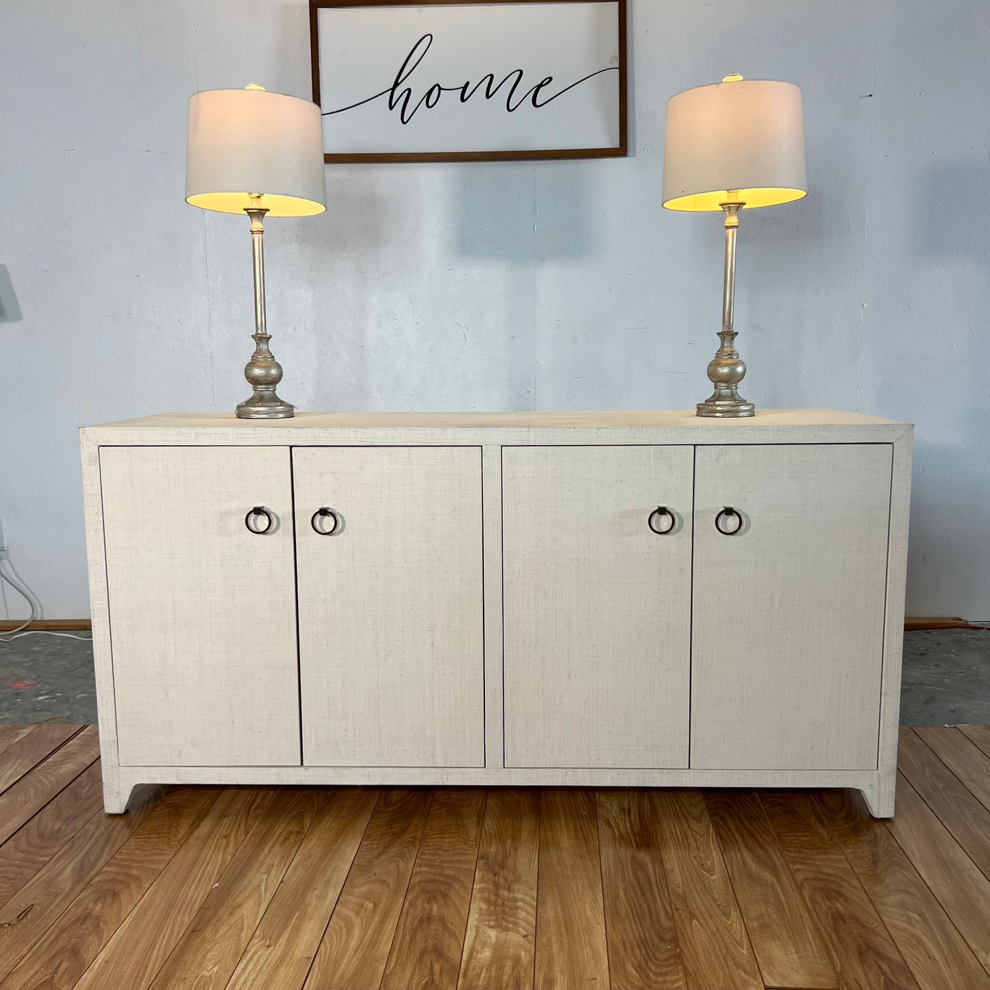 NEW Birch Lane Cleo 70” Raffia Sidebord