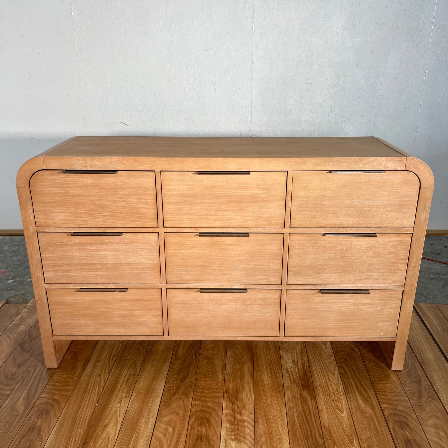 NEW Rounded Natural 9-Drawer Dresser