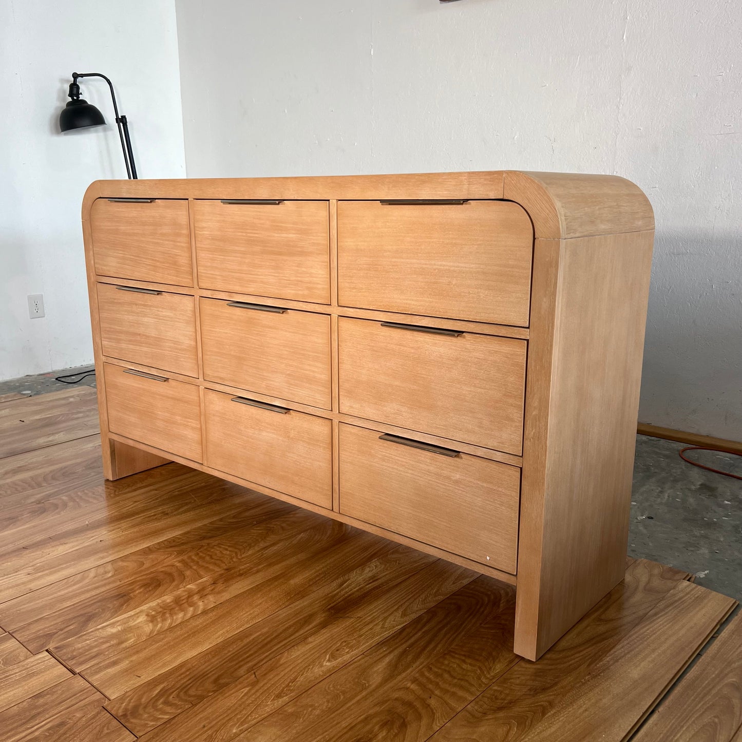 NEW Rounded Natural 9-Drawer Dresser