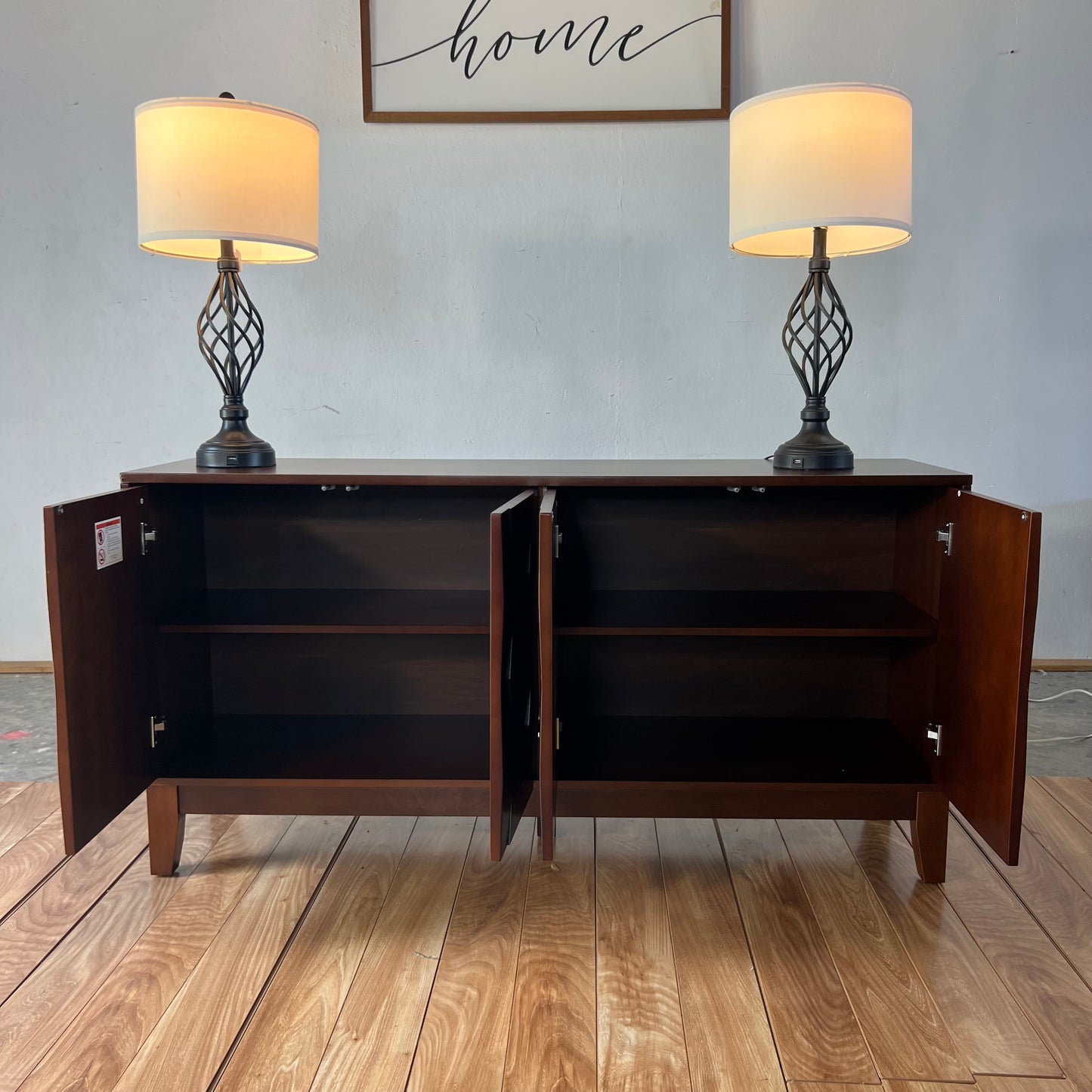 NEW Walnut Tv Stand/Sideboard